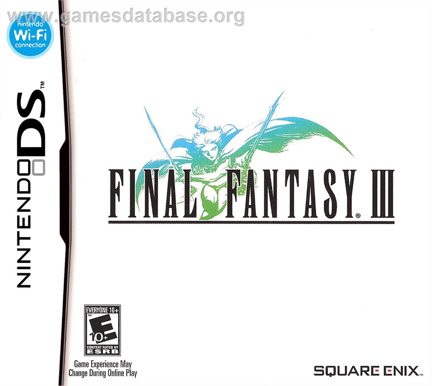Final Fantasy 3 - Nintendo DS - Artwork - Box