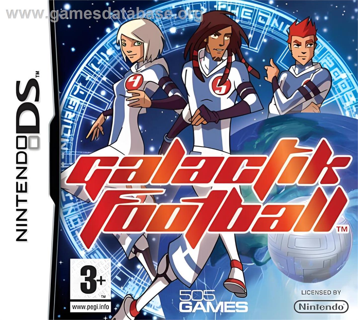 Galactik Football - Nintendo DS - Artwork - Box