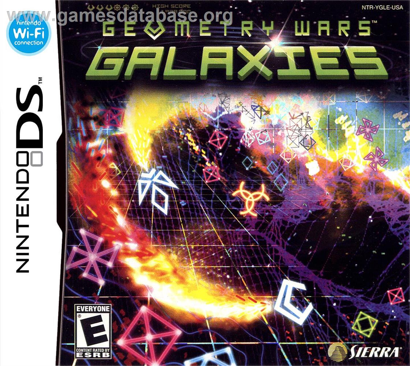 Geometry Wars Galaxies - Nintendo DS - Artwork - Box