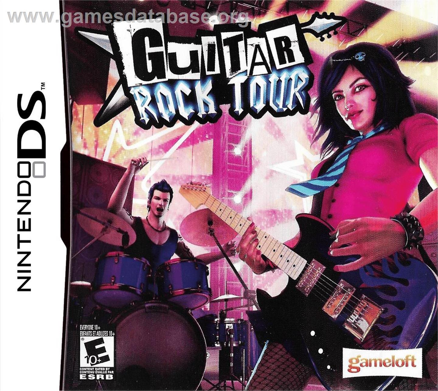 Guitar Rock Tour - Nintendo DS - Artwork - Box