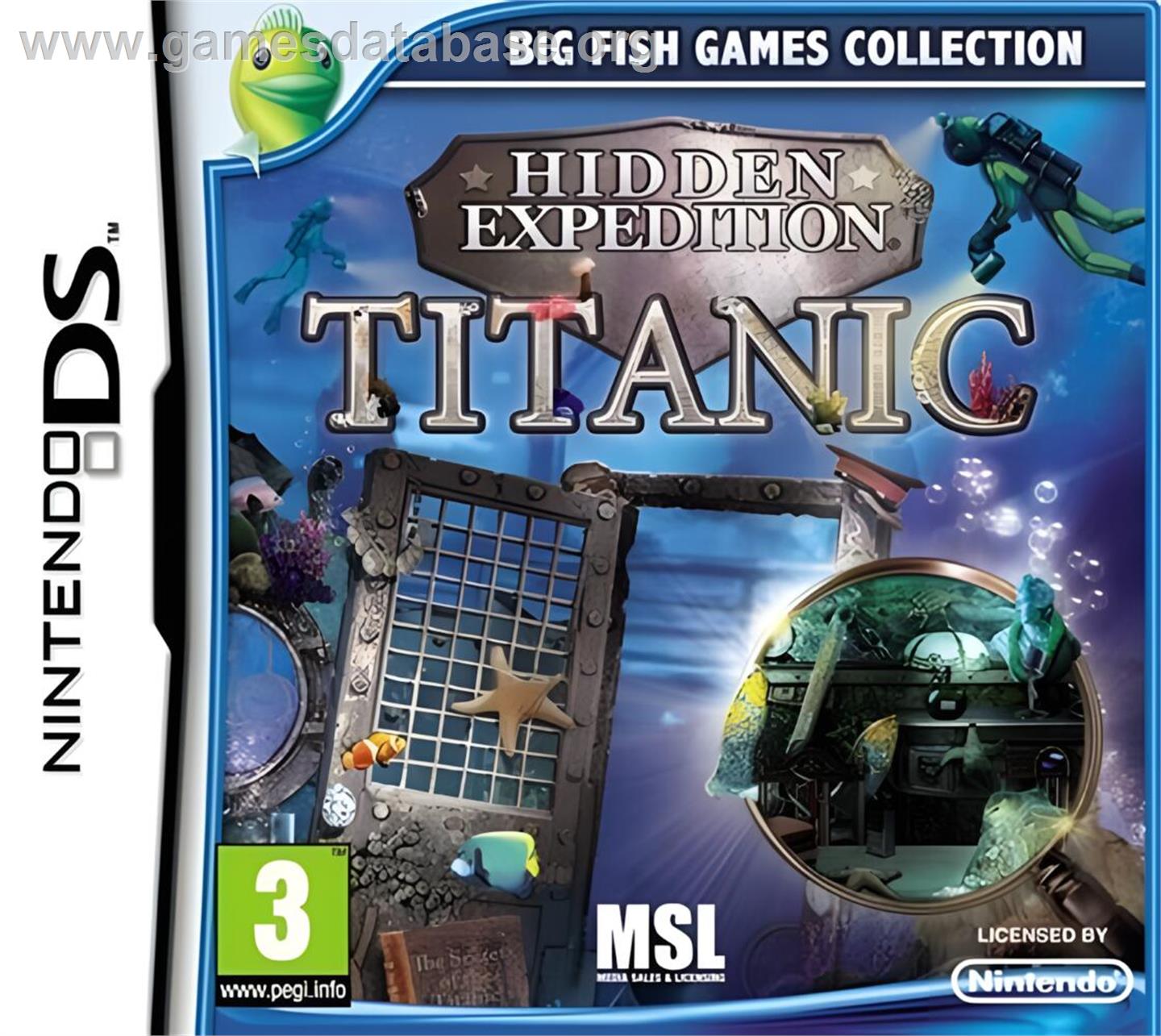 Hidden Expedition - Titanic - Nintendo DS - Artwork - Box