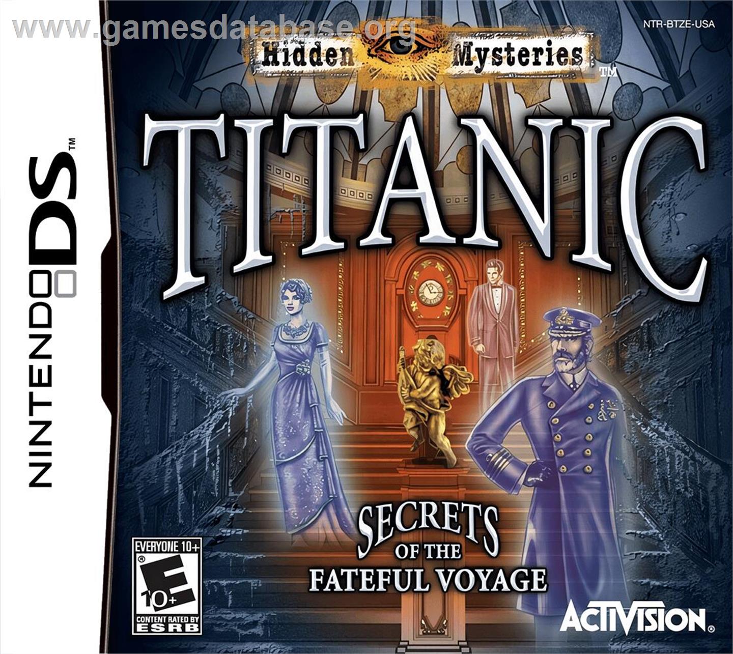Hidden Mysteries - Titanic - Nintendo DS - Artwork - Box
