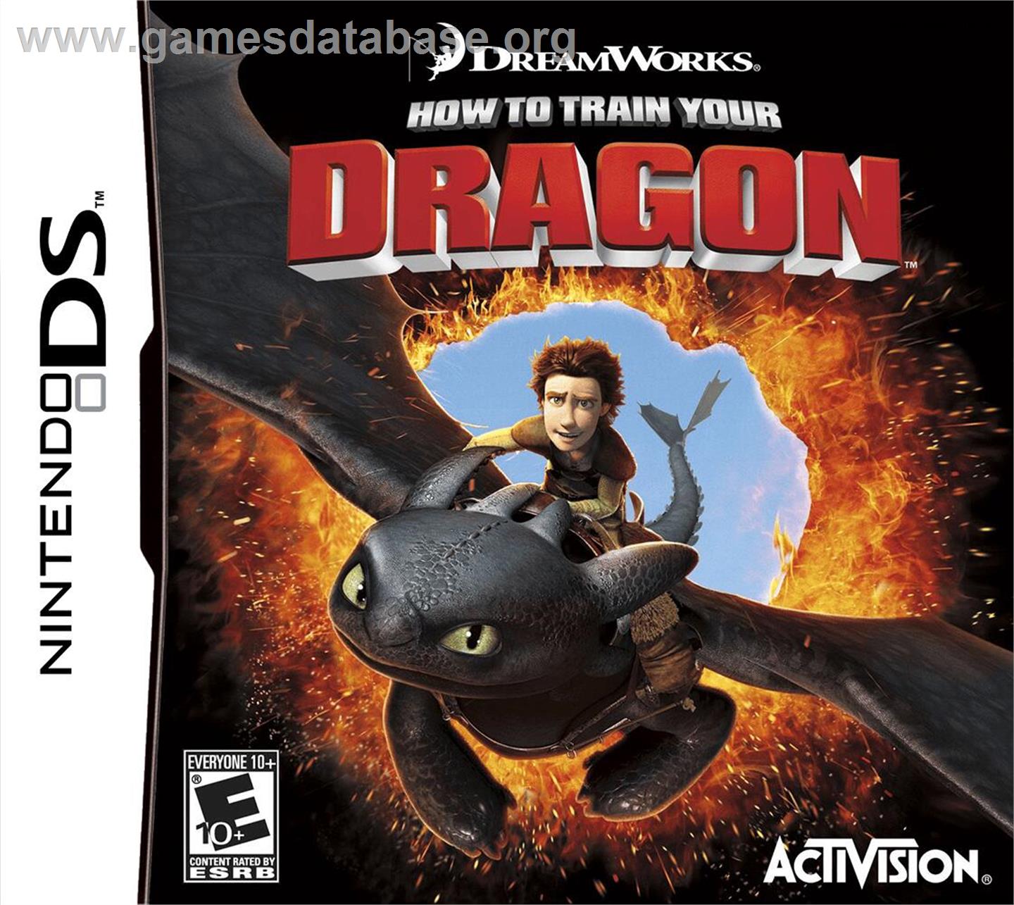 How To Train Your Dragon - Nintendo DS - Artwork - Box