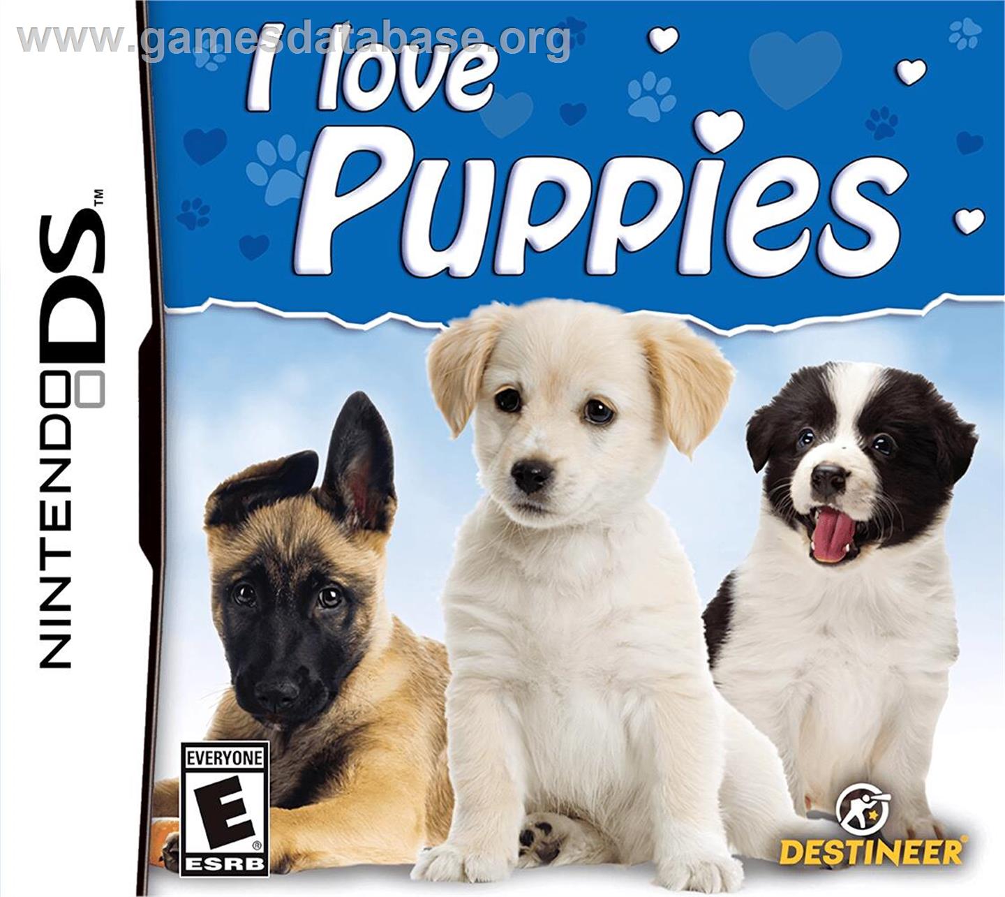 I Love Puppies - Nintendo DS - Artwork - Box