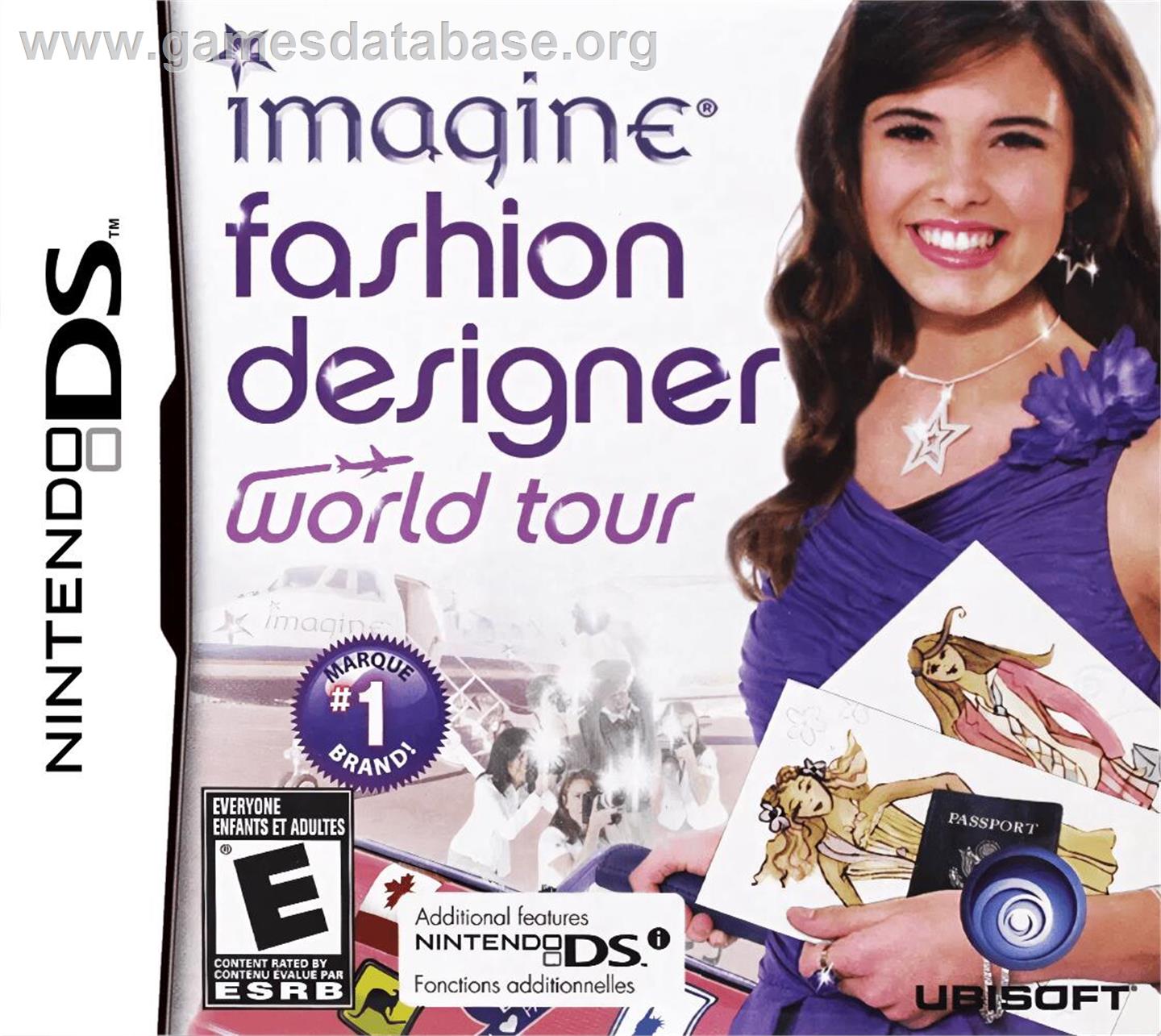 Imagine Fashion Designer World Tour - Nintendo DS - Artwork - Box