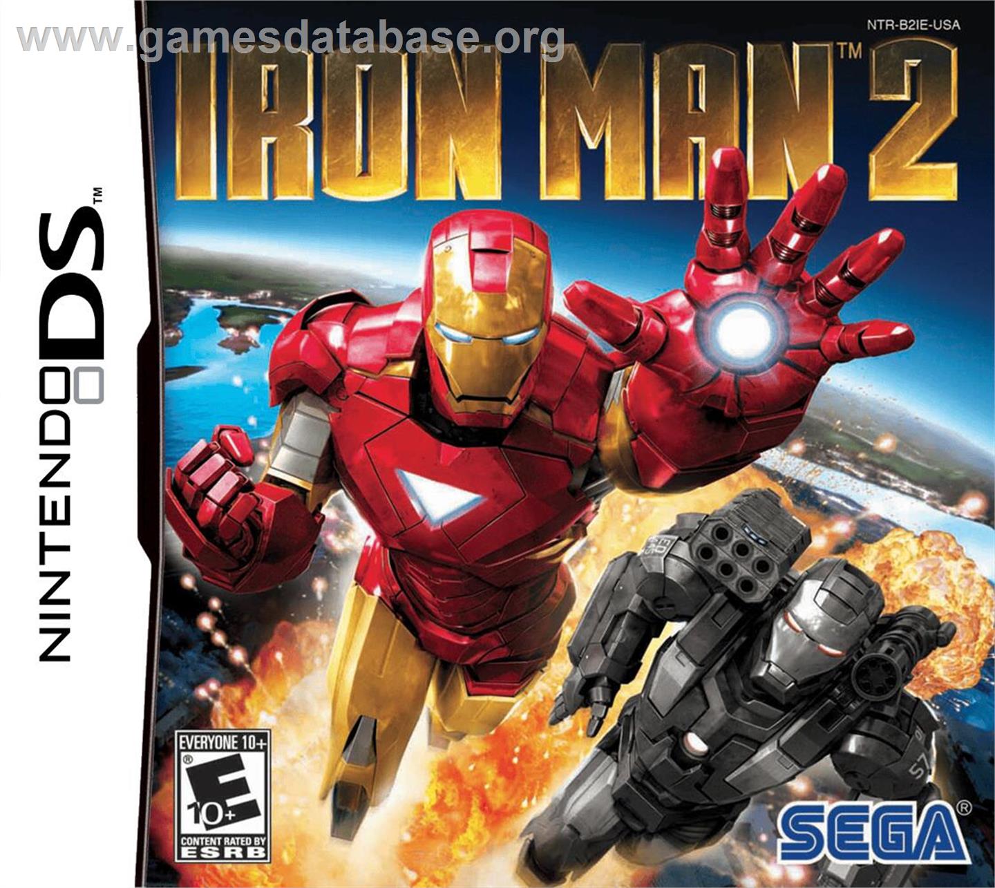 Iron Man 2 - Nintendo DS - Artwork - Box