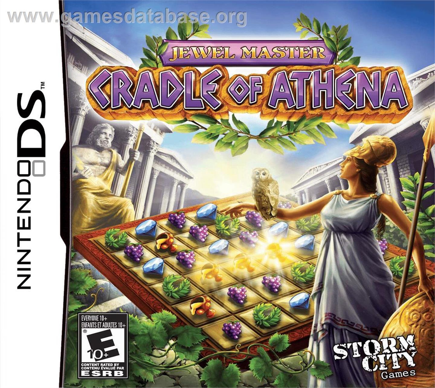 Jewel Link Chronicles - Legend Of Athena - Nintendo DS - Artwork - Box