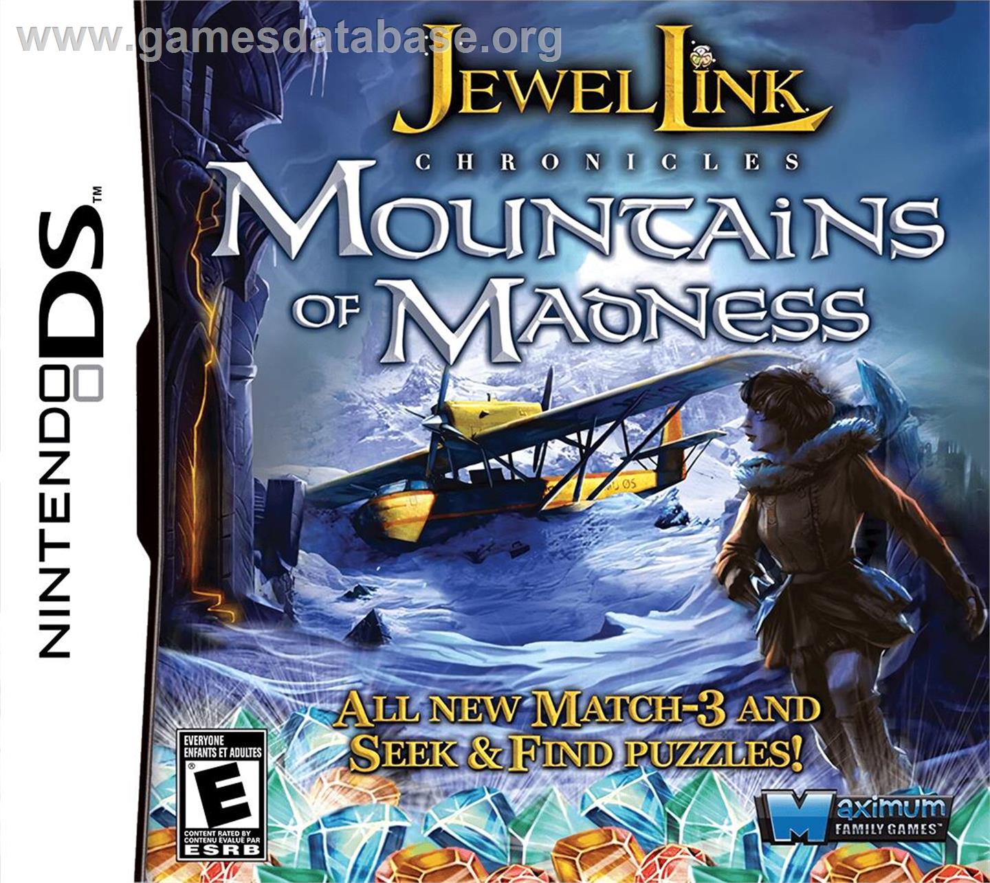 Jewel Link Mysteries - Mountains Of Madness - Nintendo DS - Artwork - Box