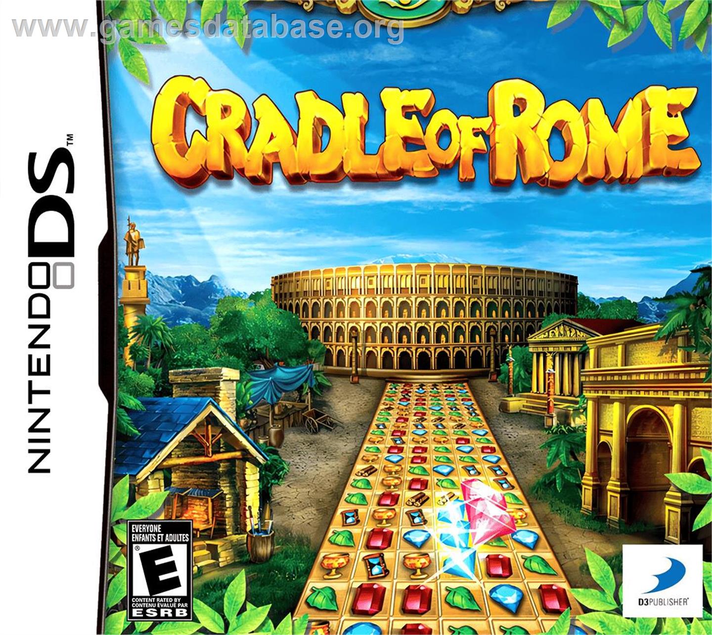 Jewel Master - Cradle Of Rome - Nintendo DS - Artwork - Box