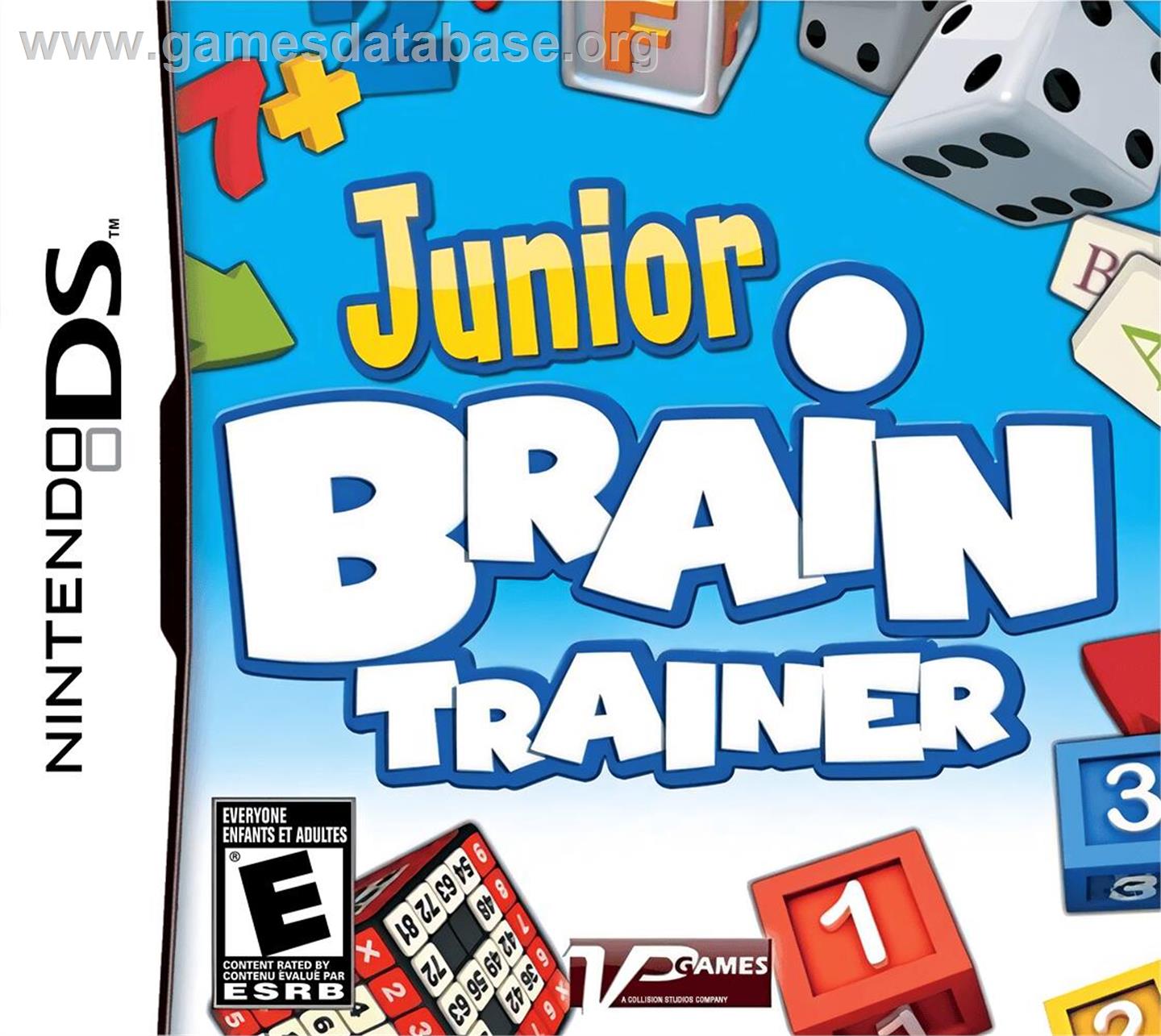 Junior Brain Trainer - Nintendo DS - Artwork - Box