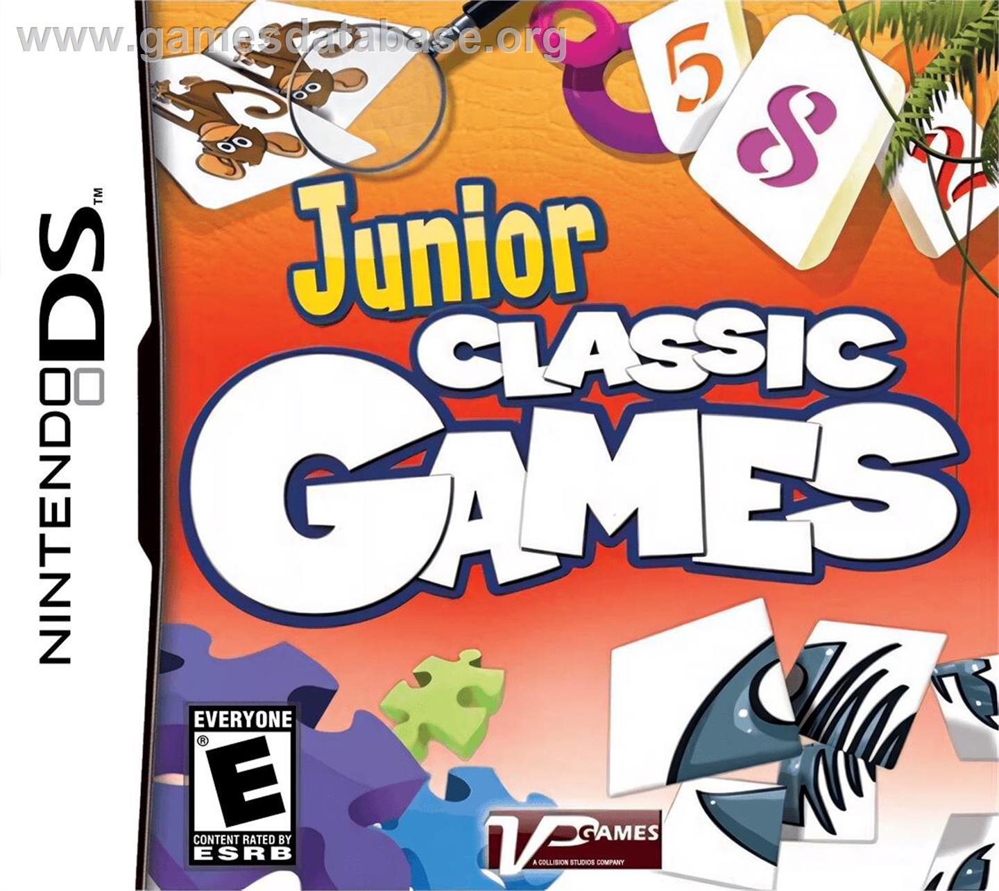 Junior Classic Games - Nintendo DS - Artwork - Box