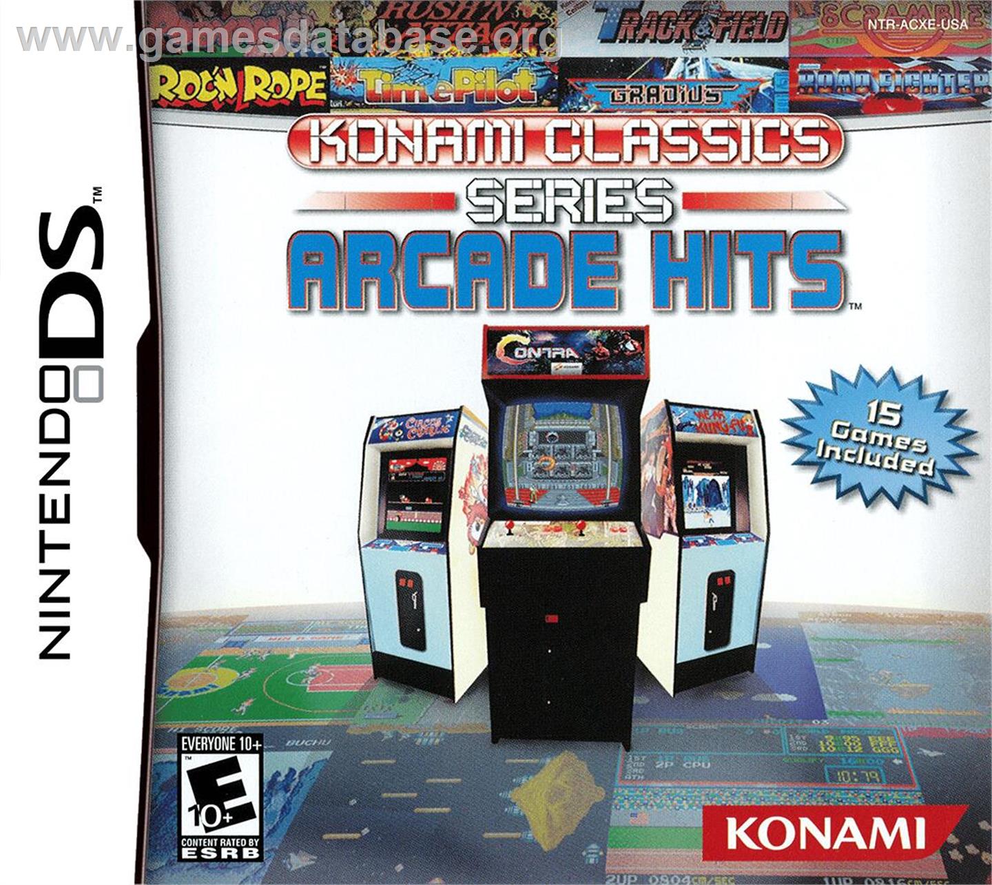 Konami Arcade Classics - Nintendo DS - Artwork - Box