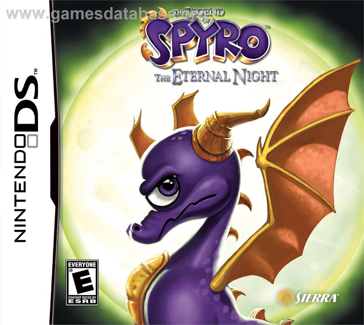 Legend Of Spyro - The Eternal Night, The - Nintendo DS - Artwork - Box