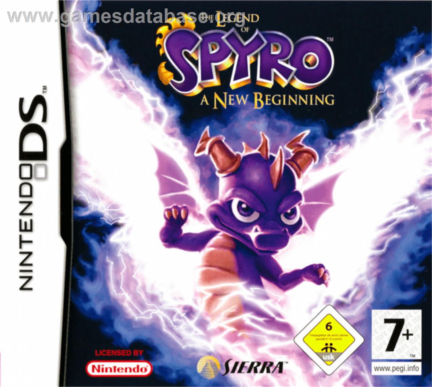 Legend of Spyro: A New Beginning - Nintendo DS - Artwork - Box