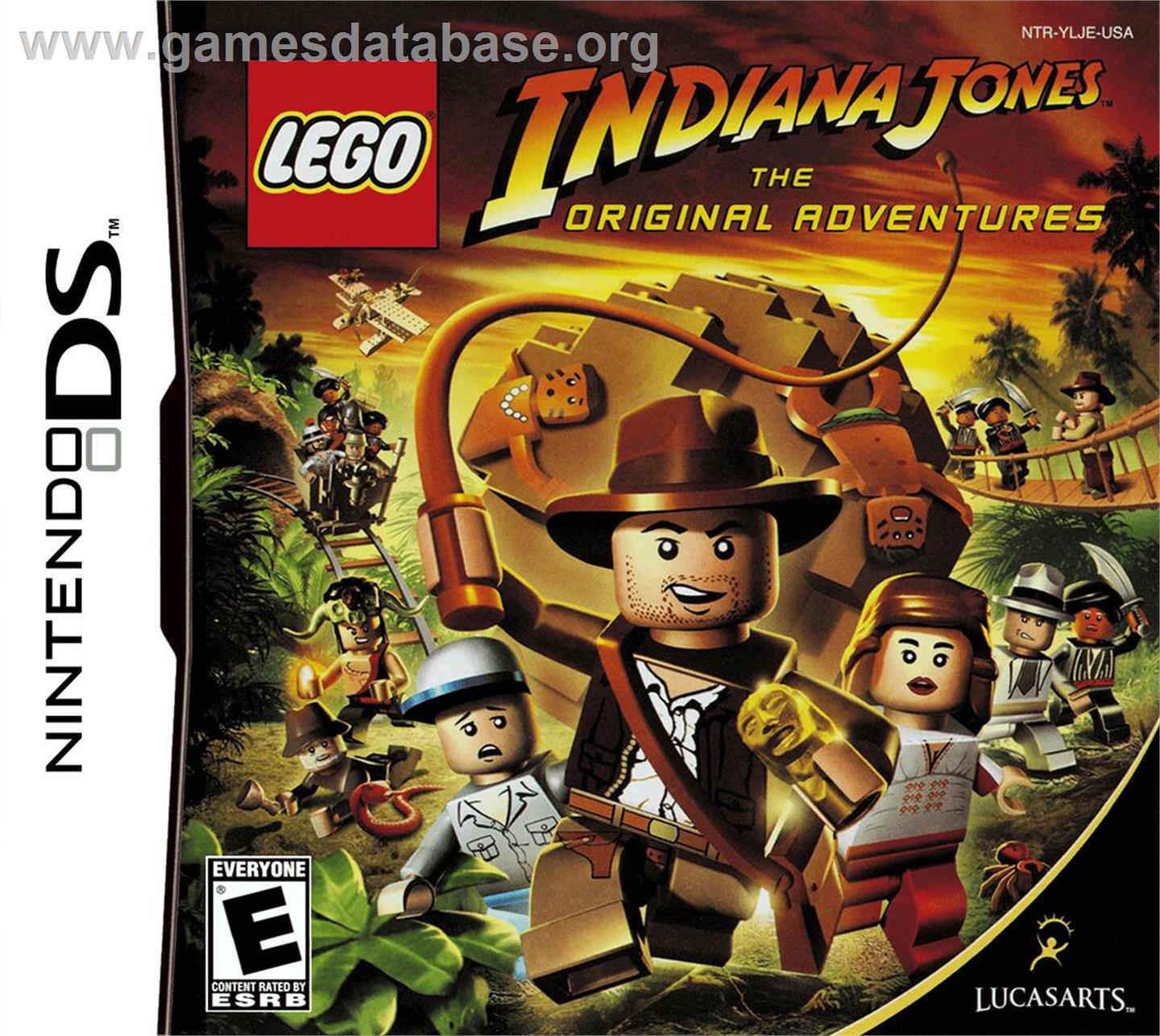 Lego Indiana Jones - La Trilogie Originale - Nintendo DS - Artwork - Box