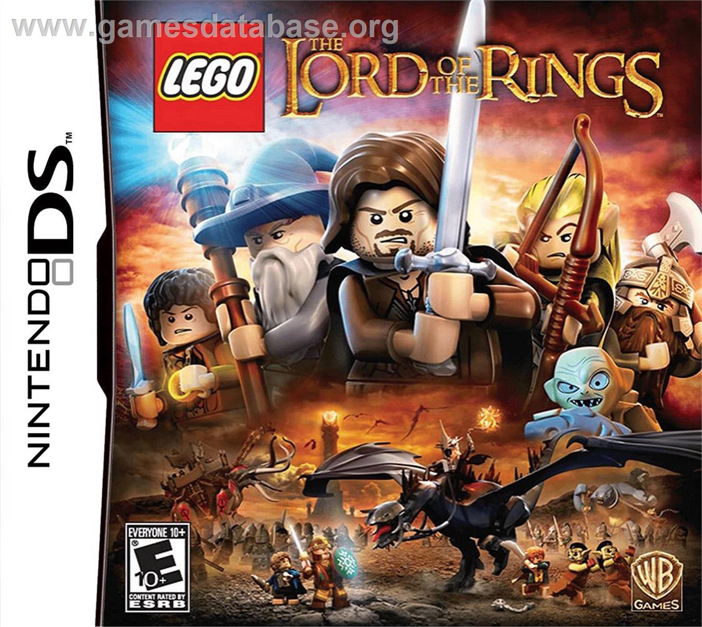 Lego Le Seigneur Des Anneaux - Nintendo DS - Artwork - Box