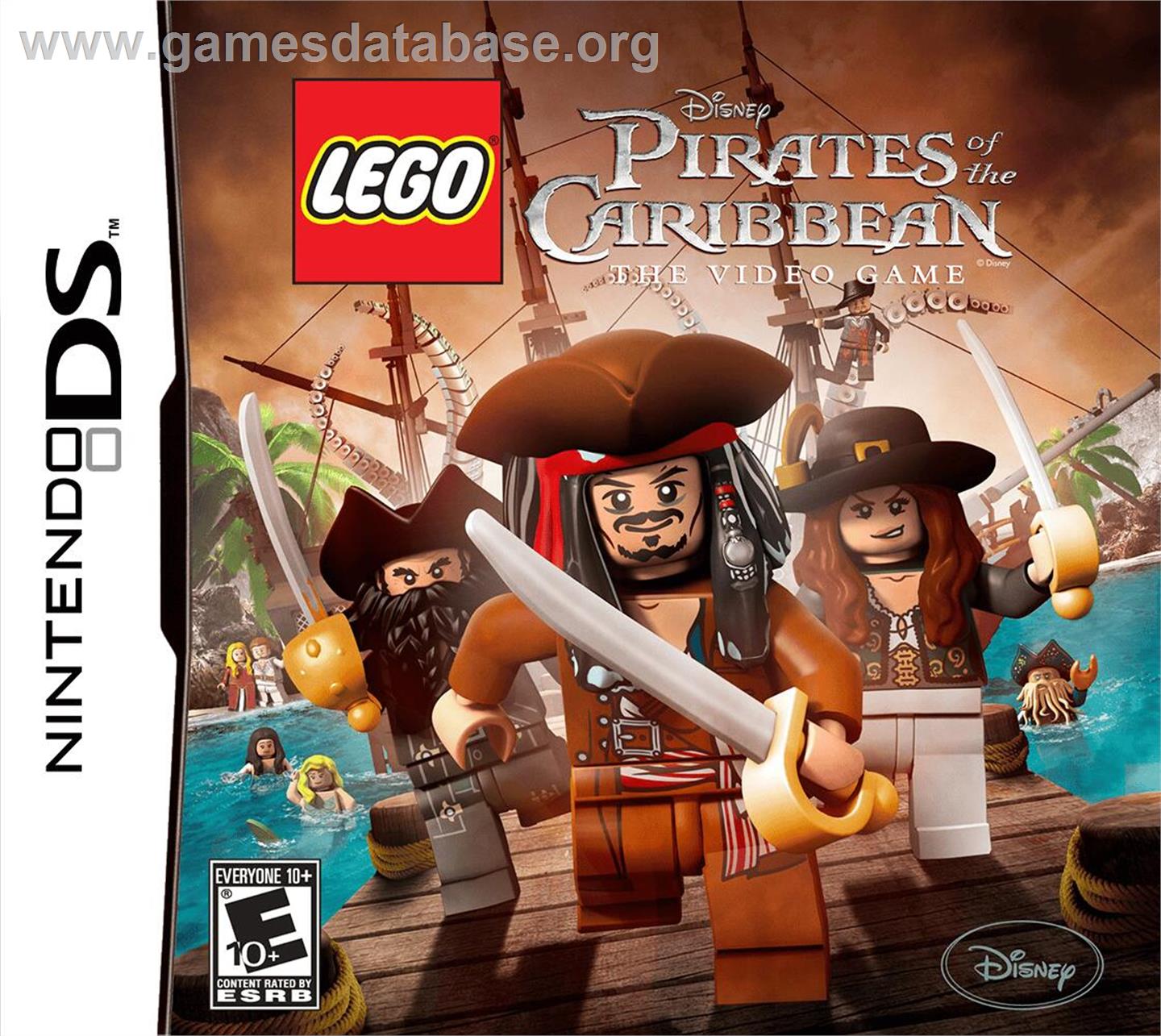 Lego Pirates Des Caraïbes - Le Jeu Vidéo - Nintendo DS - Artwork - Box