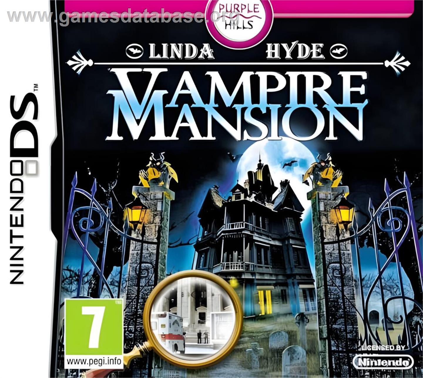 Linda Hyde - Vampire Mansion - Nintendo DS - Artwork - Box