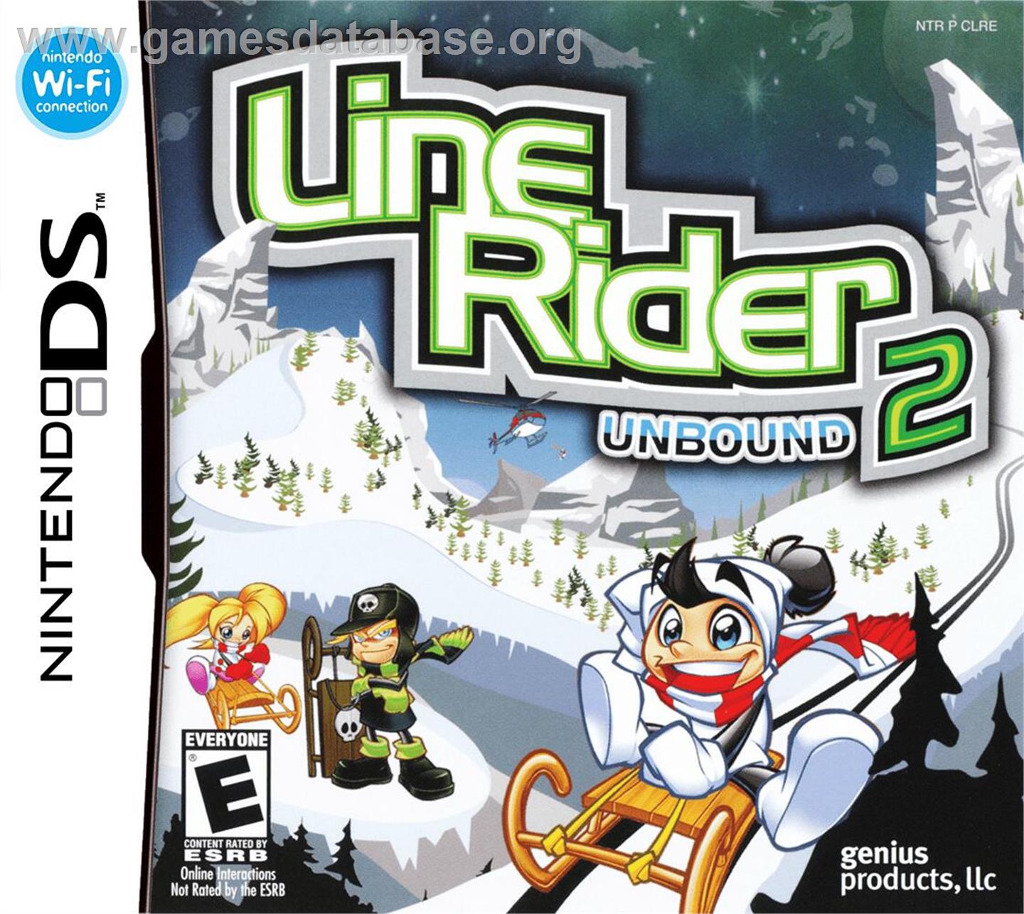 Line Rider 2 - Unbound - Nintendo DS - Artwork - Box