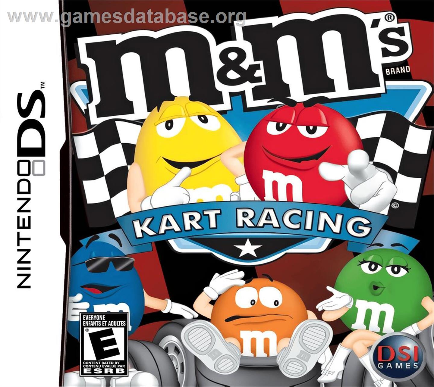 M And M's - Kart Racing - Nintendo DS - Artwork - Box