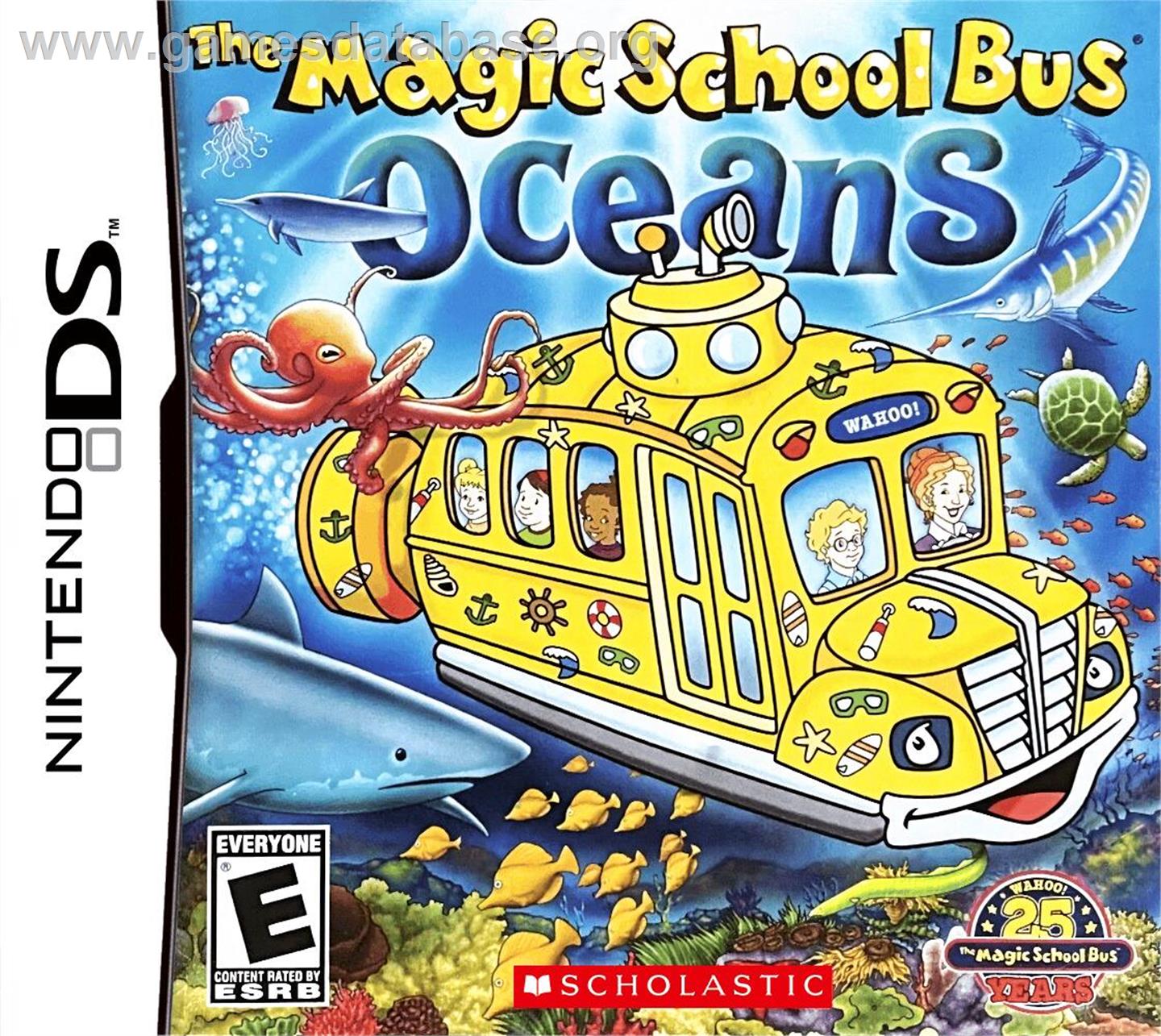 Magic School Bus - Oceans, The - Nintendo DS - Artwork - Box