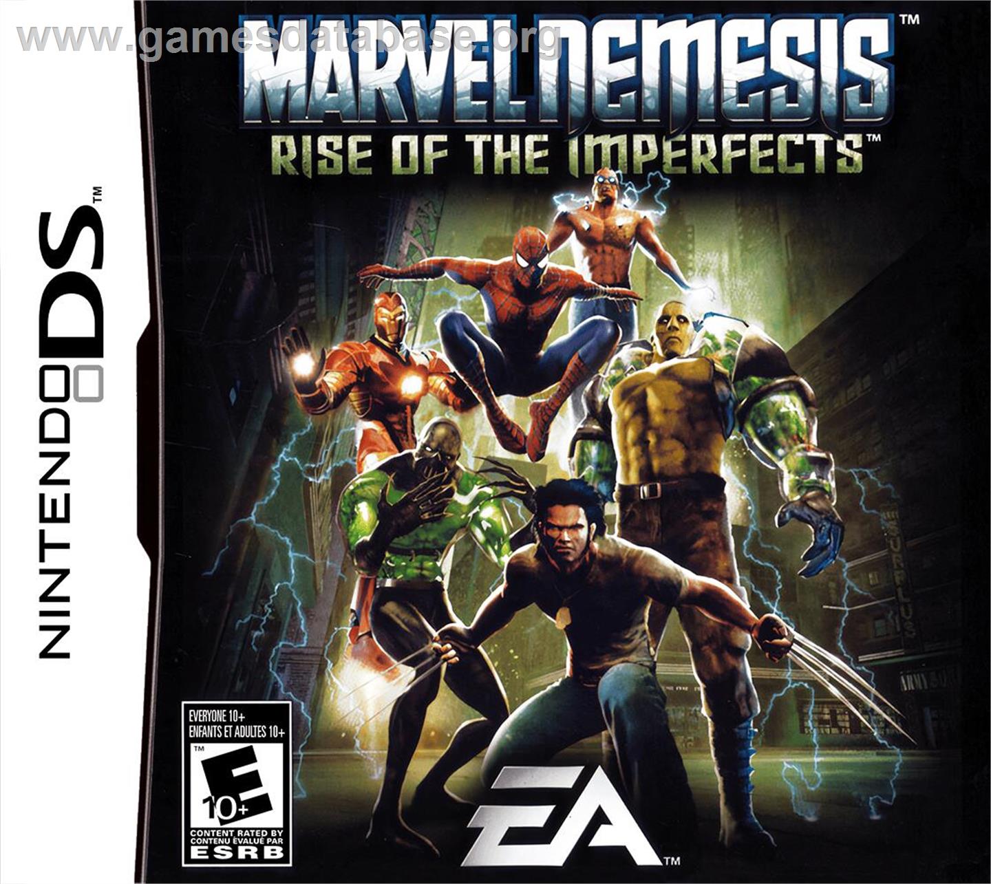 Marvel Nemesis - Rise Of The Imperfects - Nintendo DS - Artwork - Box