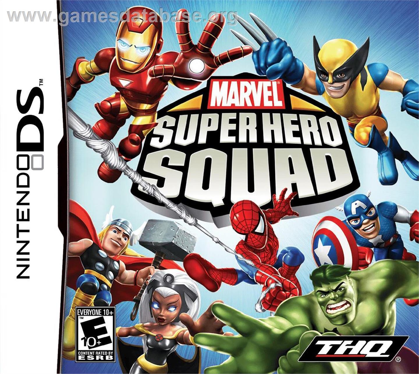 Marvel Super Hero Squad - Nintendo DS - Artwork - Box
