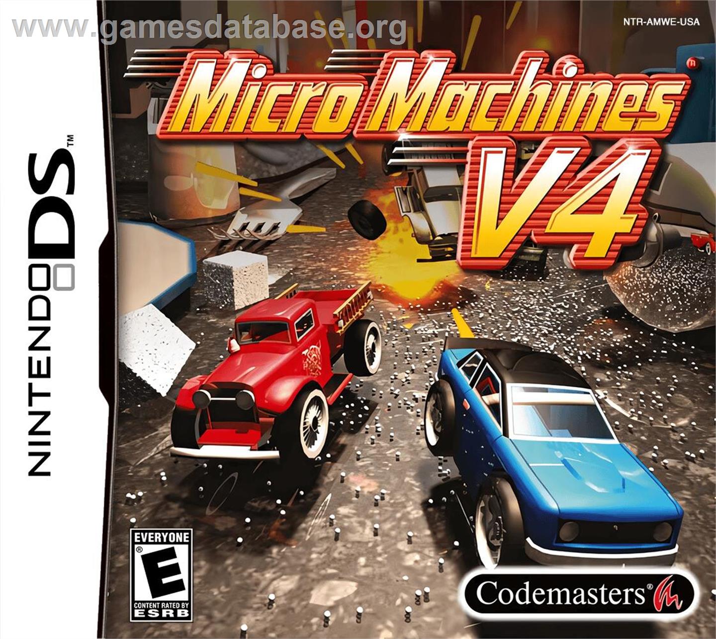 Micro Machines V4 - Nintendo DS - Artwork - Box