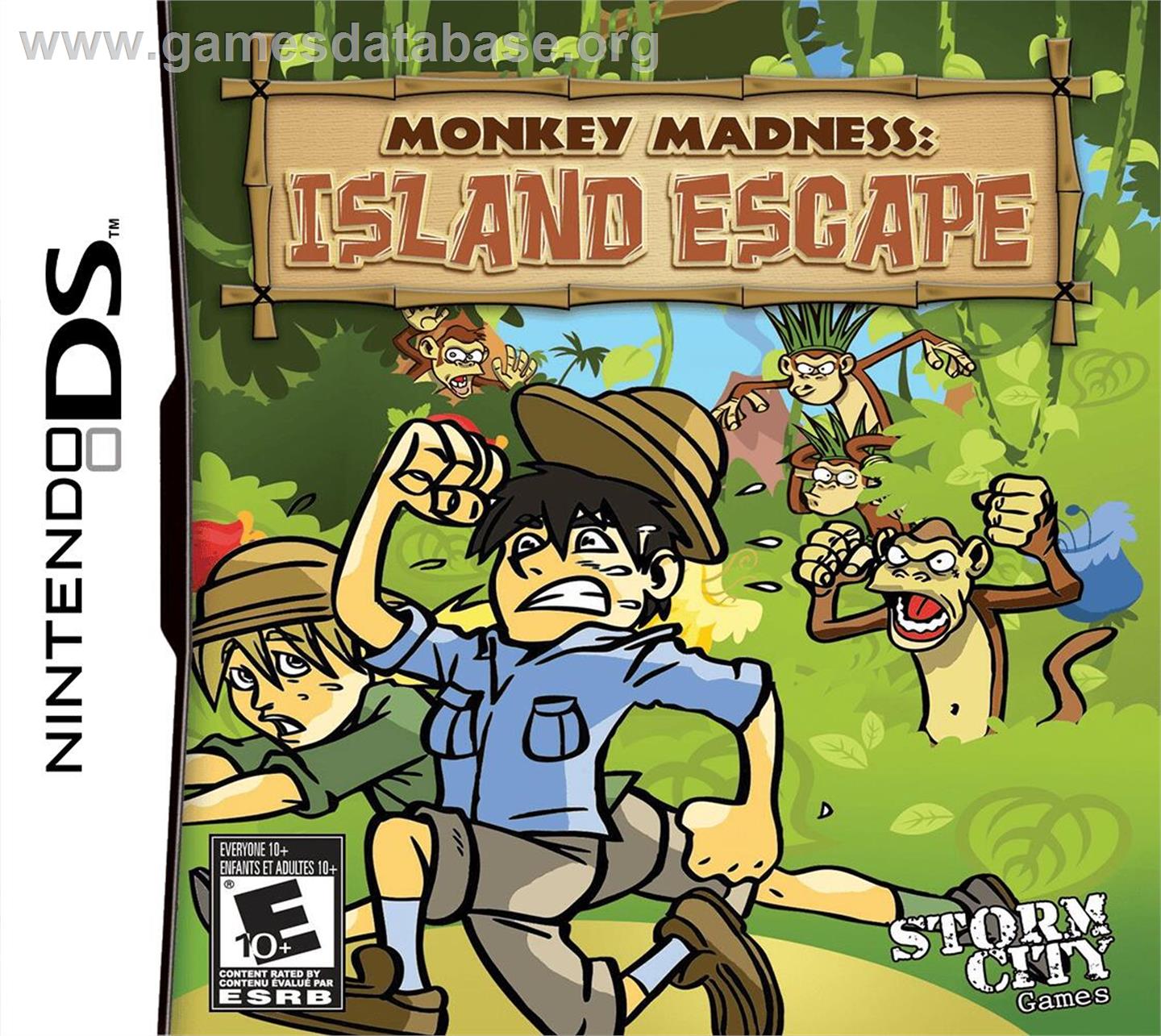 Monkey Madness - Island Escape - Nintendo DS - Artwork - Box