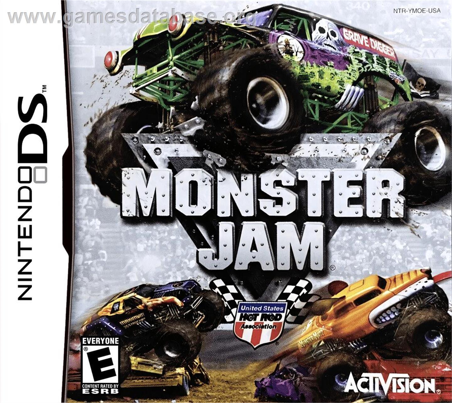 Monster Jam - Nintendo DS - Artwork - Box