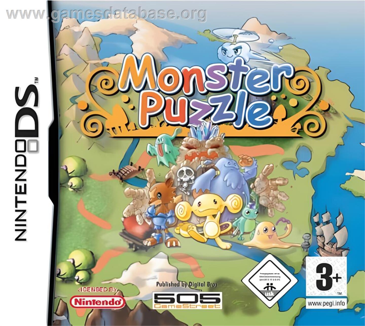Monster Puzzle - Nintendo DS - Artwork - Box