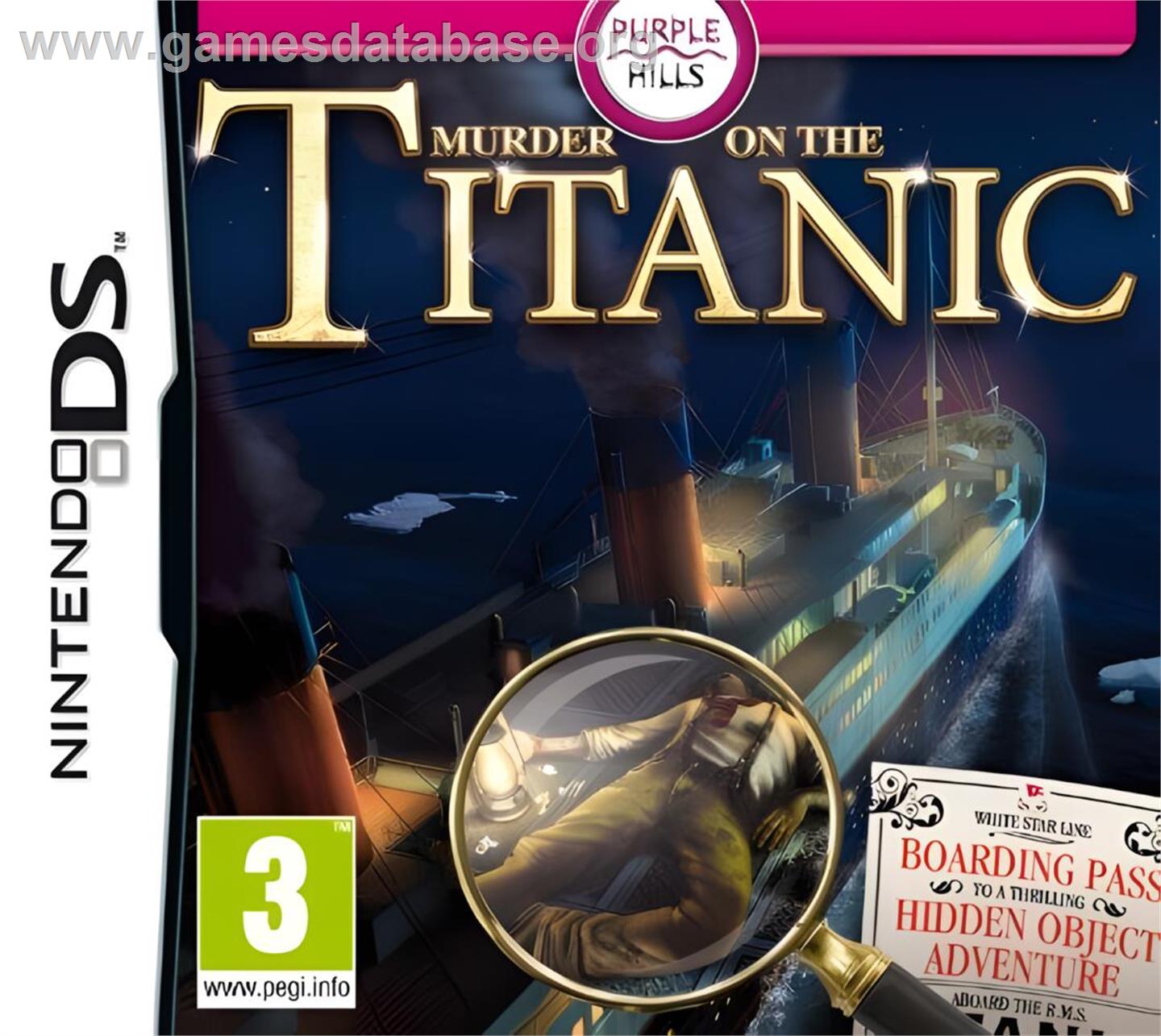 Murder On The Titanic - Nintendo DS - Artwork - Box