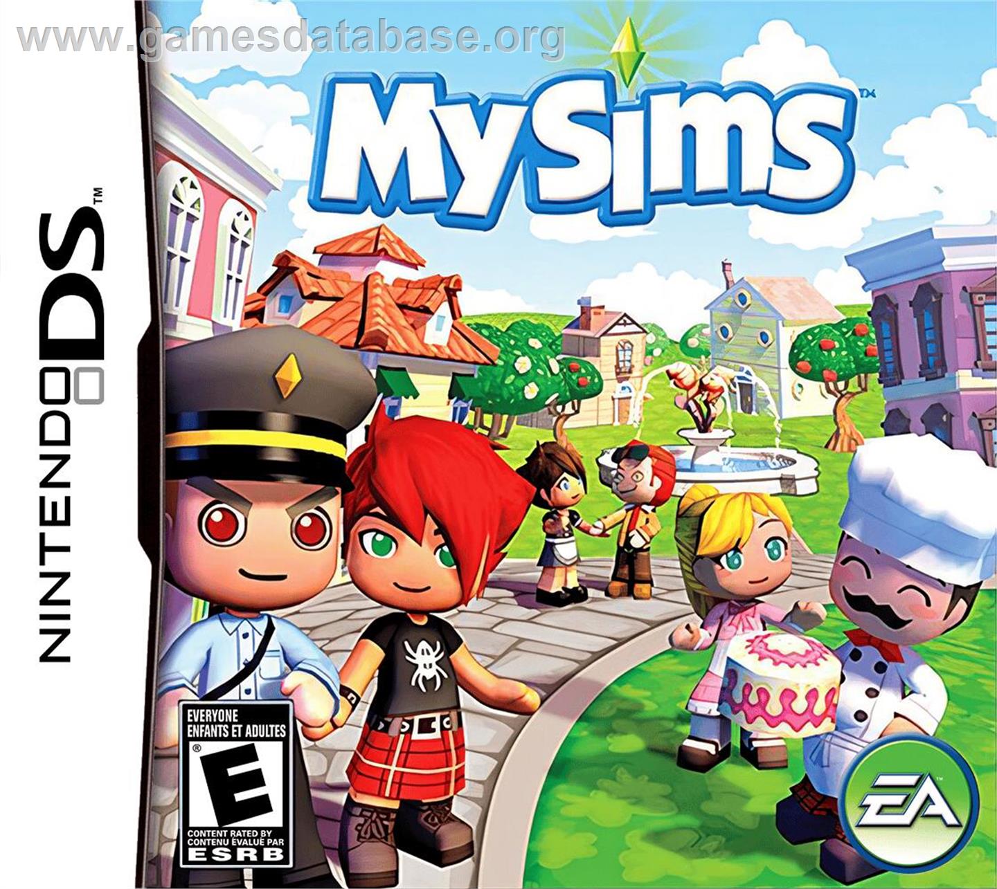 Mysims - Nintendo DS - Artwork - Box