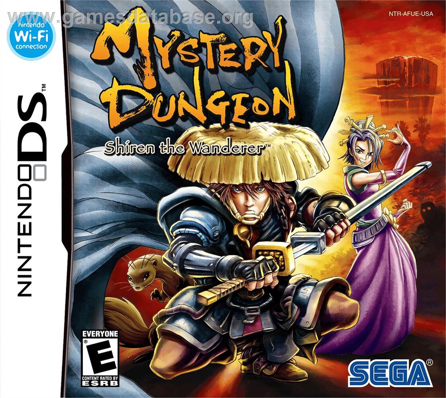 Mystery Dungeon - Shiren The Wanderer - Nintendo DS - Artwork - Box