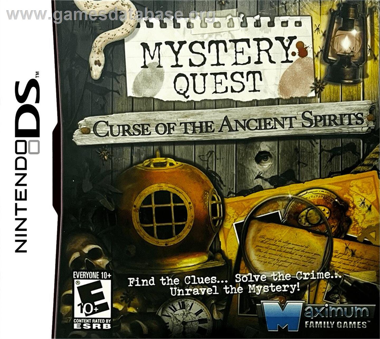 Mystery Stories - Curse Of The Ancient Spirits - Nintendo DS - Artwork - Box