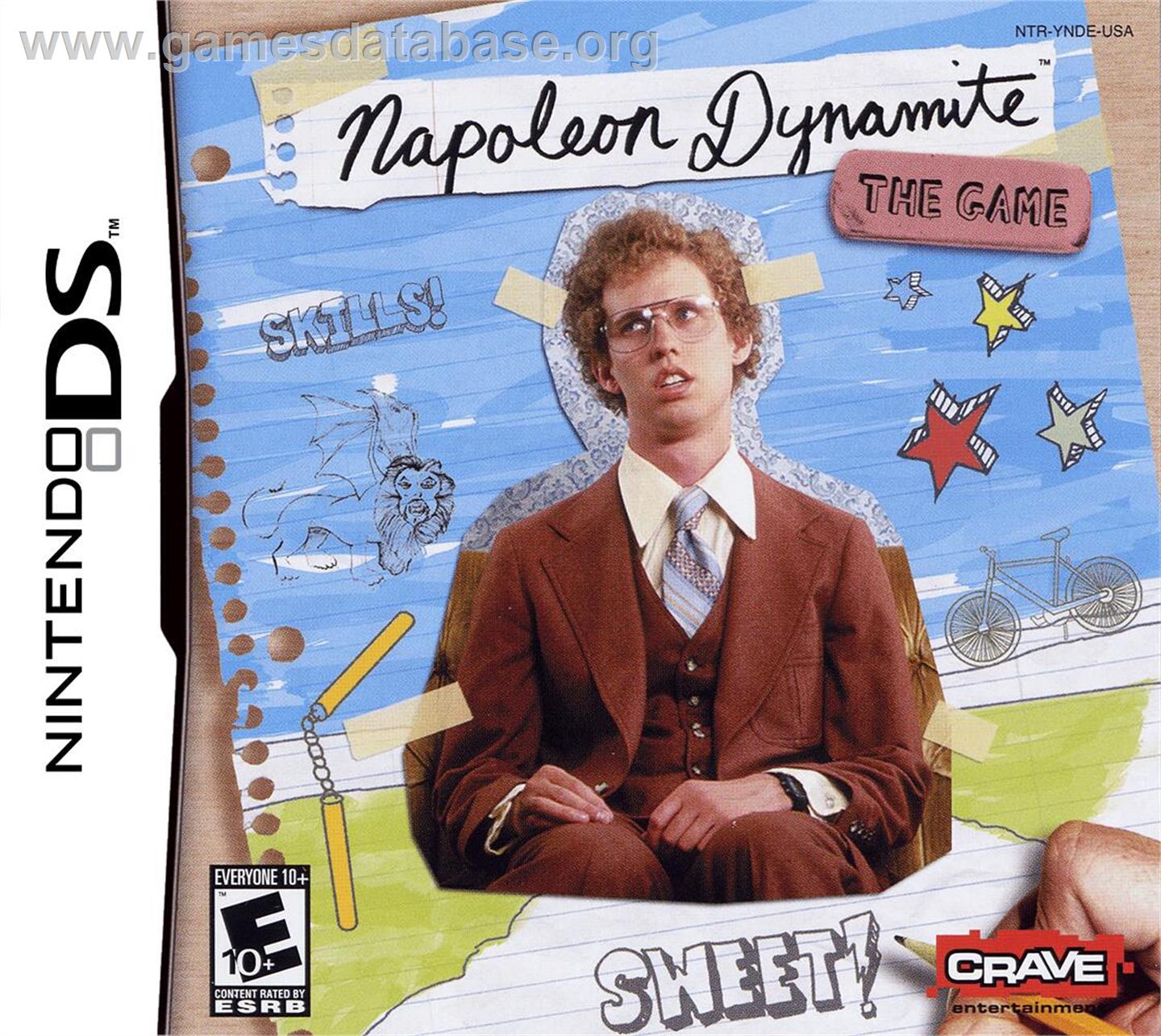 Napoleon Dynamite - The Game - Nintendo DS - Artwork - Box