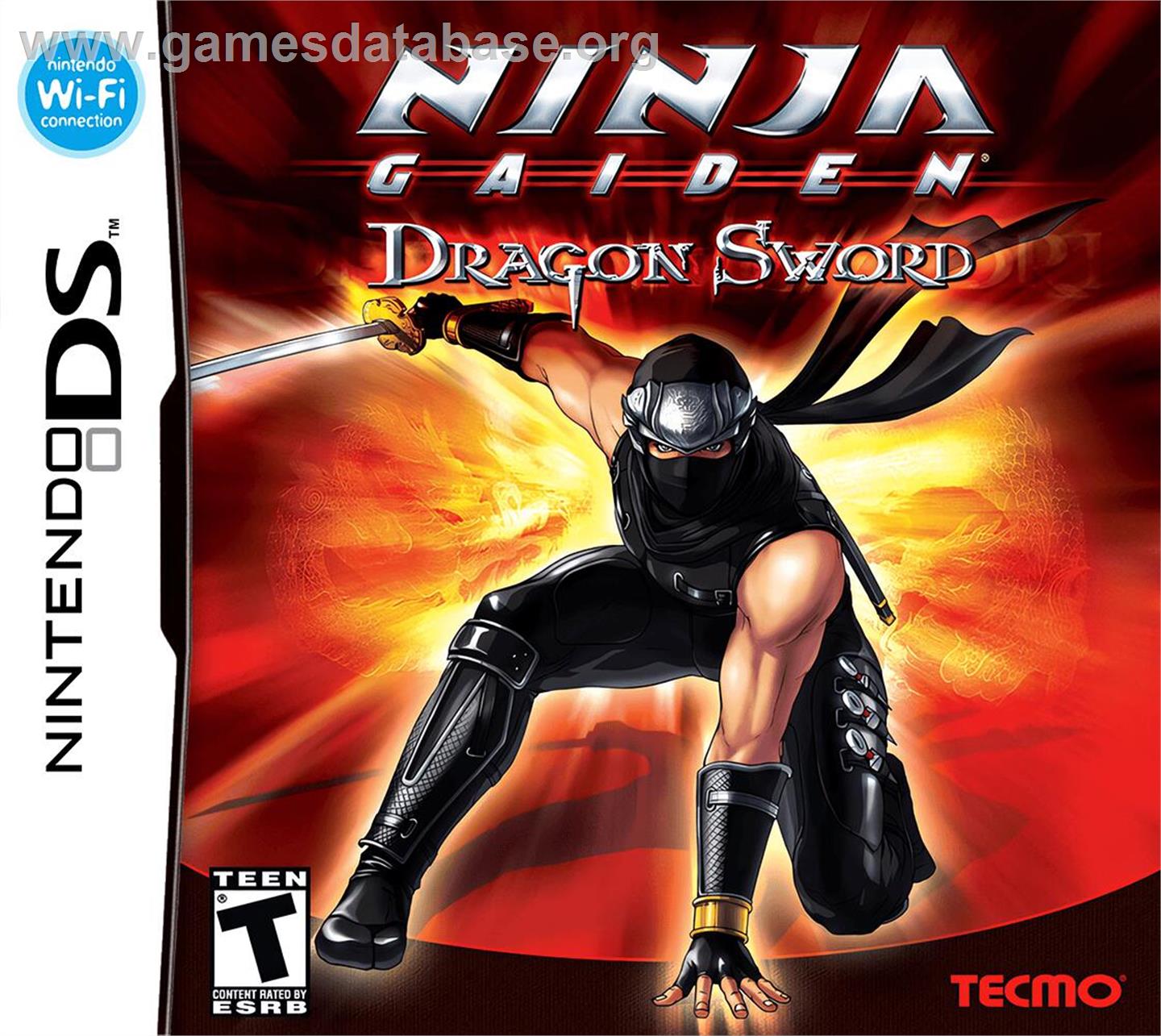 Ninja Gaiden Dragon Sword - Nintendo DS - Artwork - Box