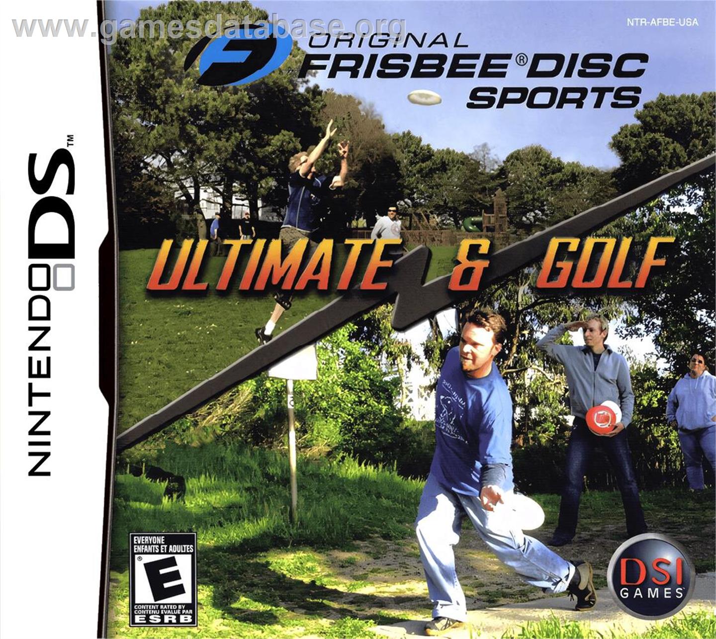 Original Frisbee Disc Sports - Ultimate And Golf - Nintendo DS - Artwork - Box