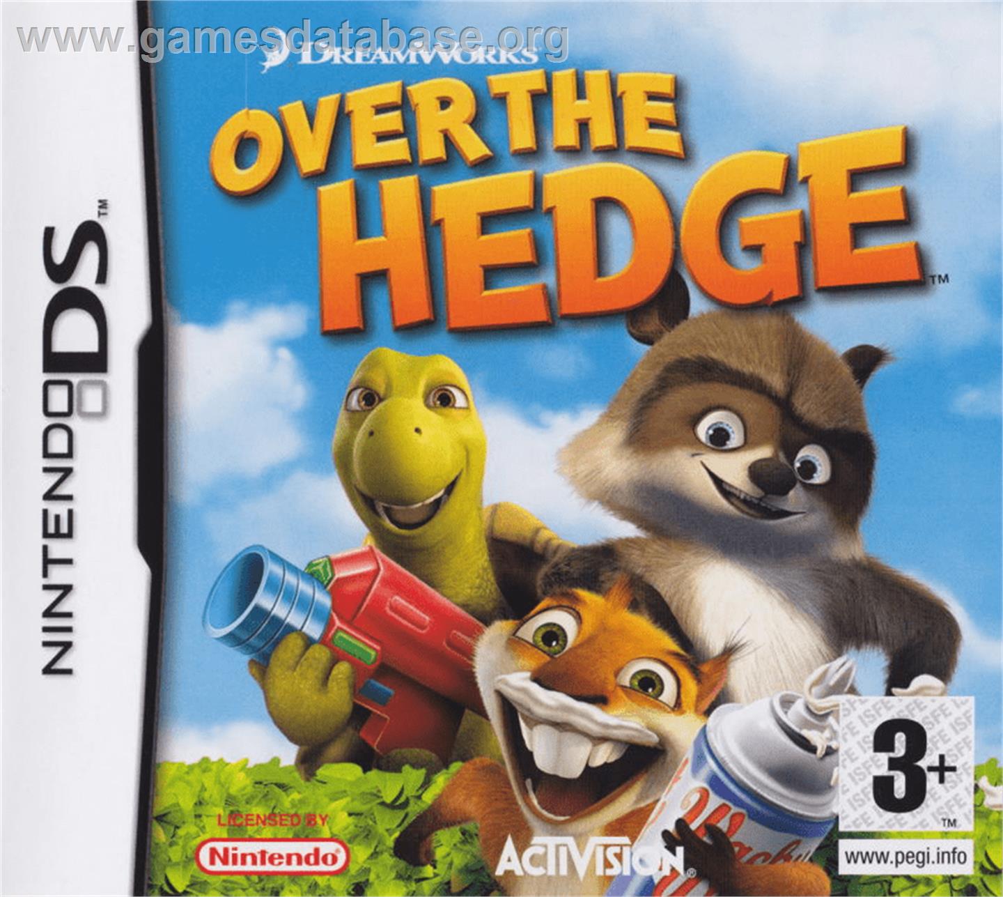 Over the Hedge: Hammy Goes Nuts - Nintendo DS - Artwork - Box