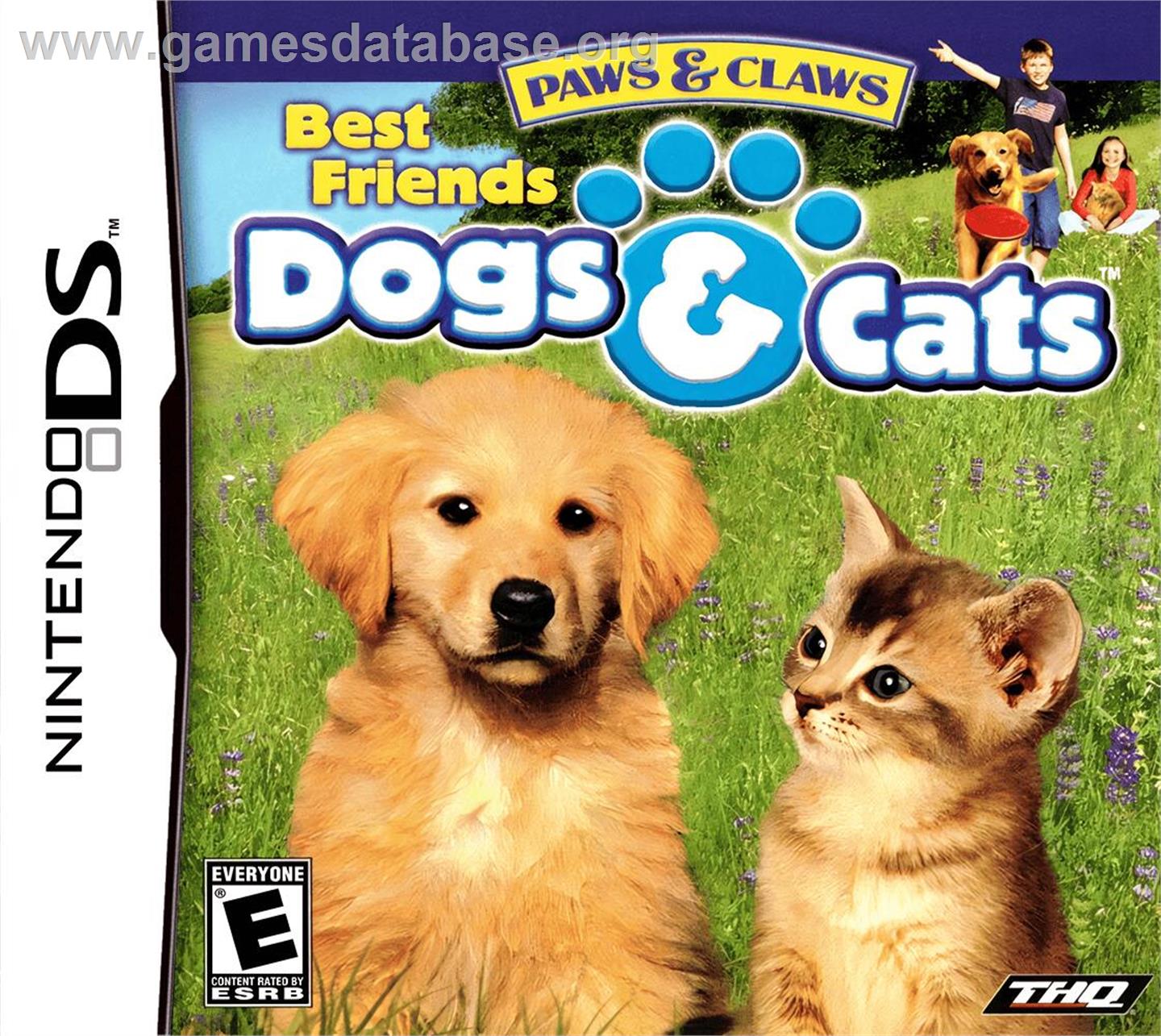 Paws And Claws - Best Friends - Dogs And Cats - Nintendo DS - Artwork - Box