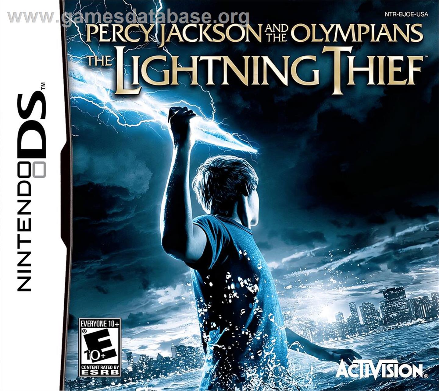 Percy Jackson - Le Voleur De Foudre - Nintendo DS - Artwork - Box