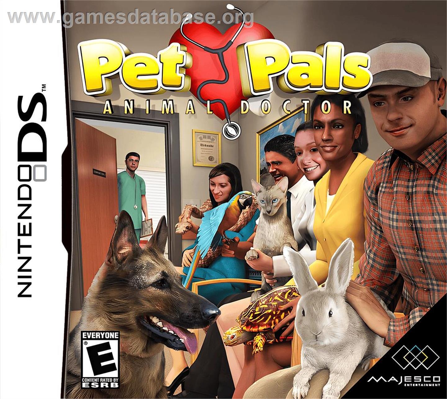 Pet Pals - Animal Doctor - Nintendo DS - Artwork - Box