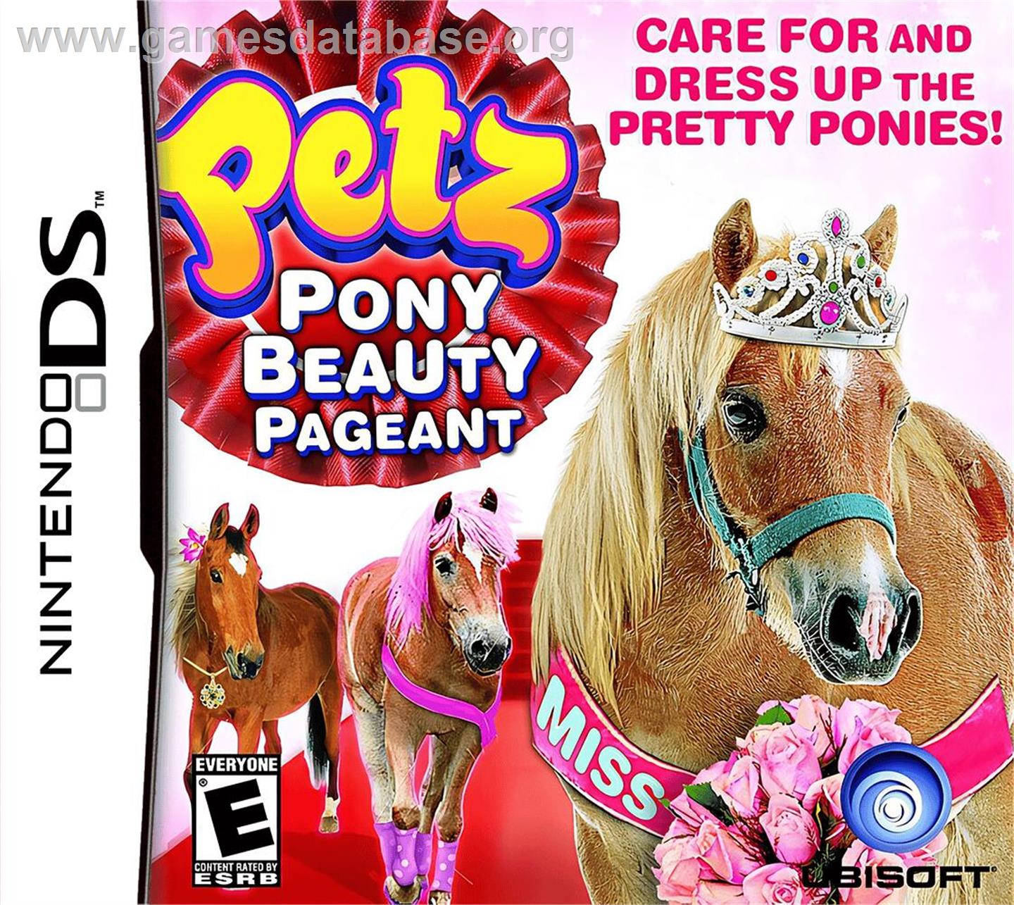 Petz - Pony Beauty Pageant - Nintendo DS - Artwork - Box