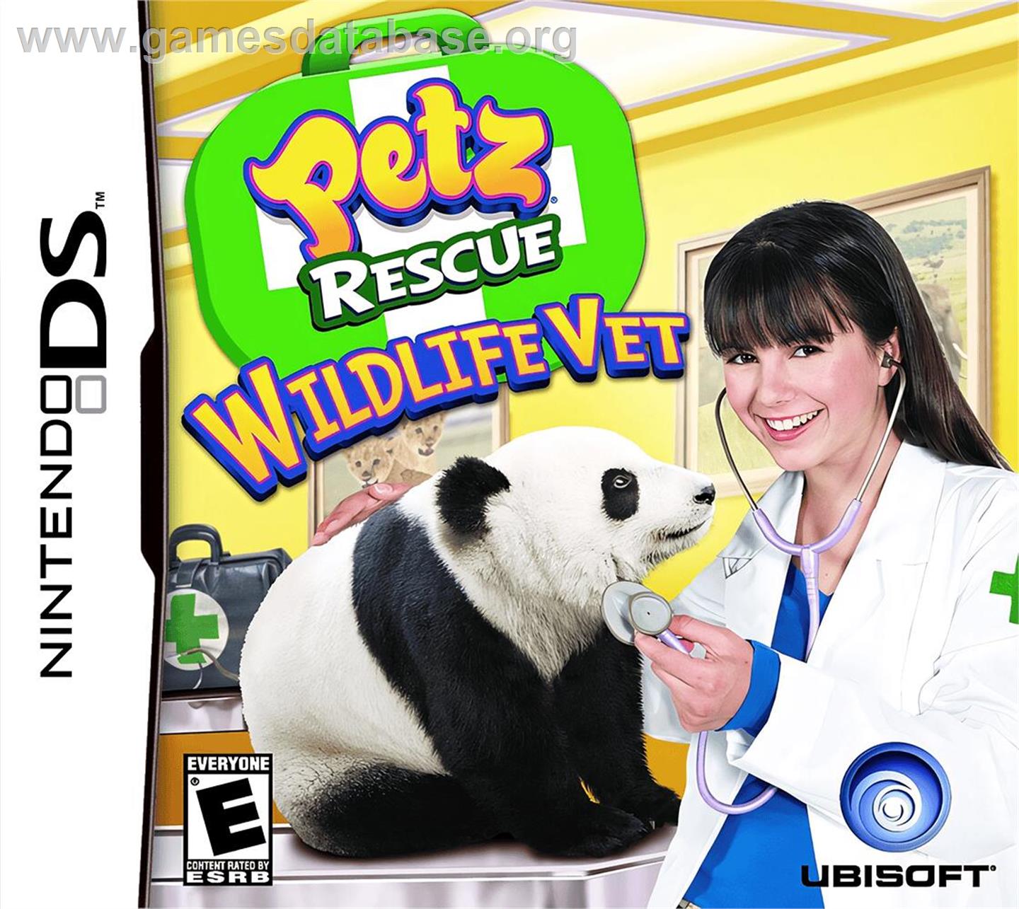 Petz Rescue - Wildlife Vet - Nintendo DS - Artwork - Box
