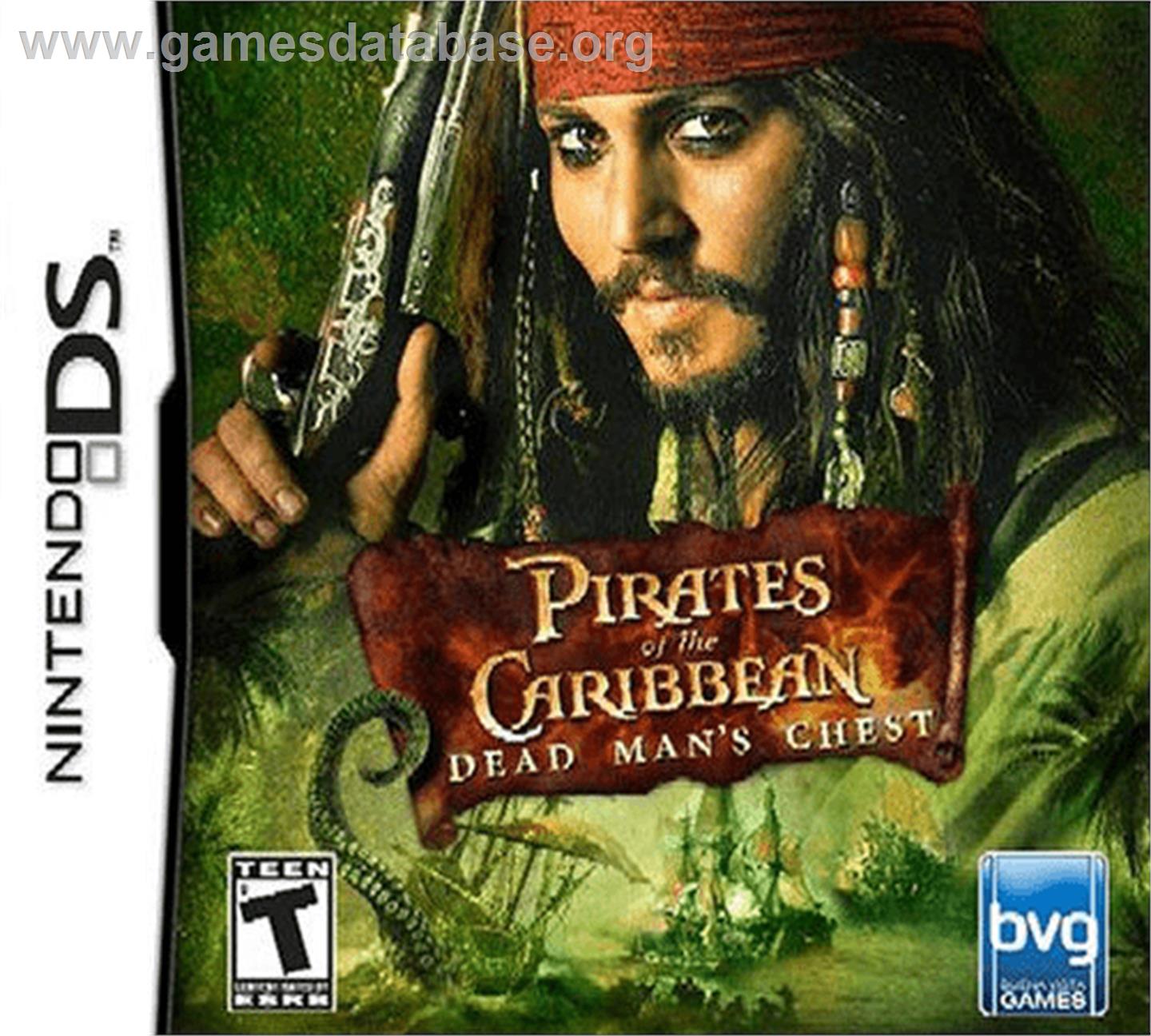 Pirates of the Caribbean: Dead Man's Chest - Nintendo DS - Artwork - Box