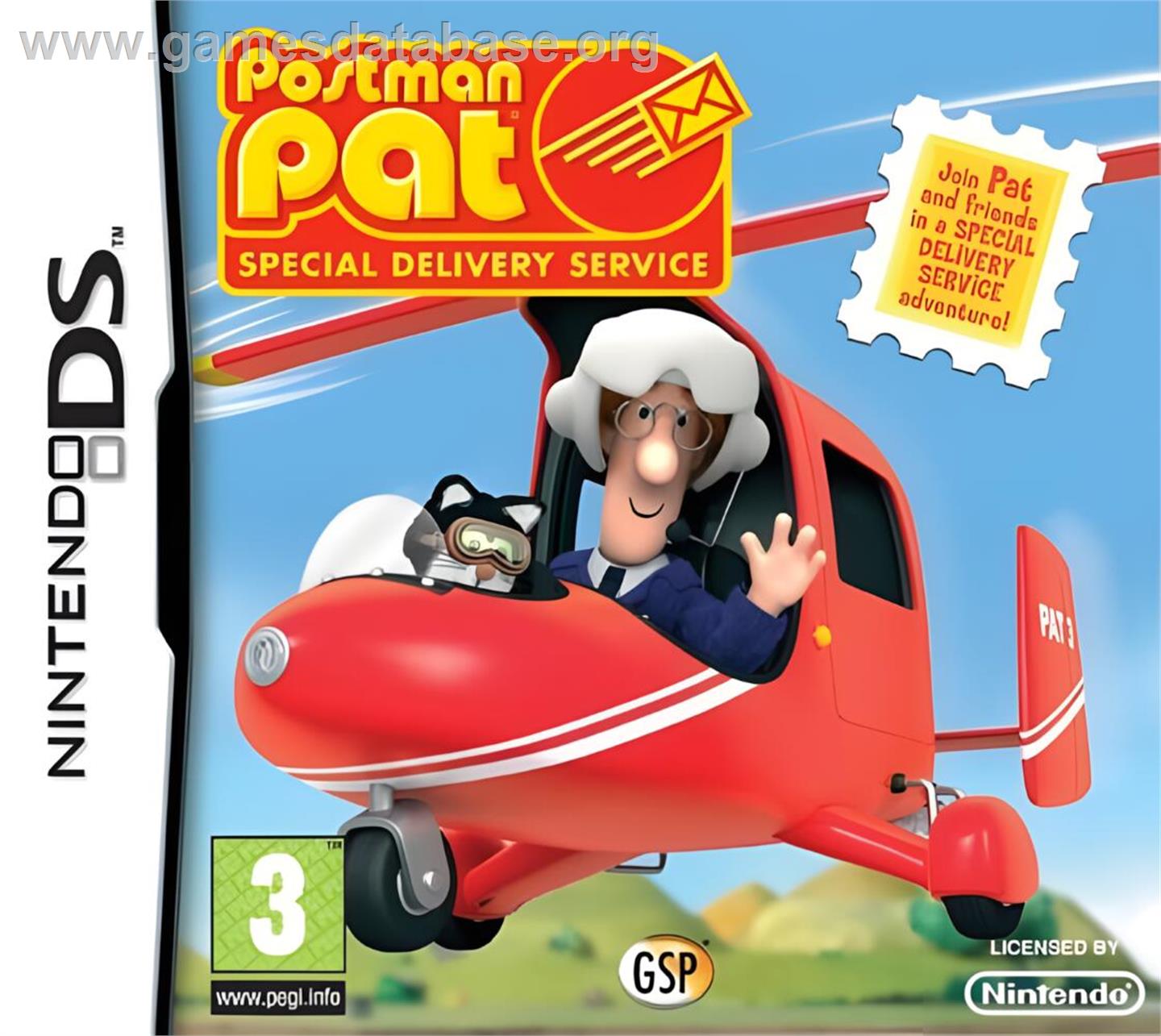 Postman Pat - Special Delivery Service - Nintendo DS - Artwork - Box