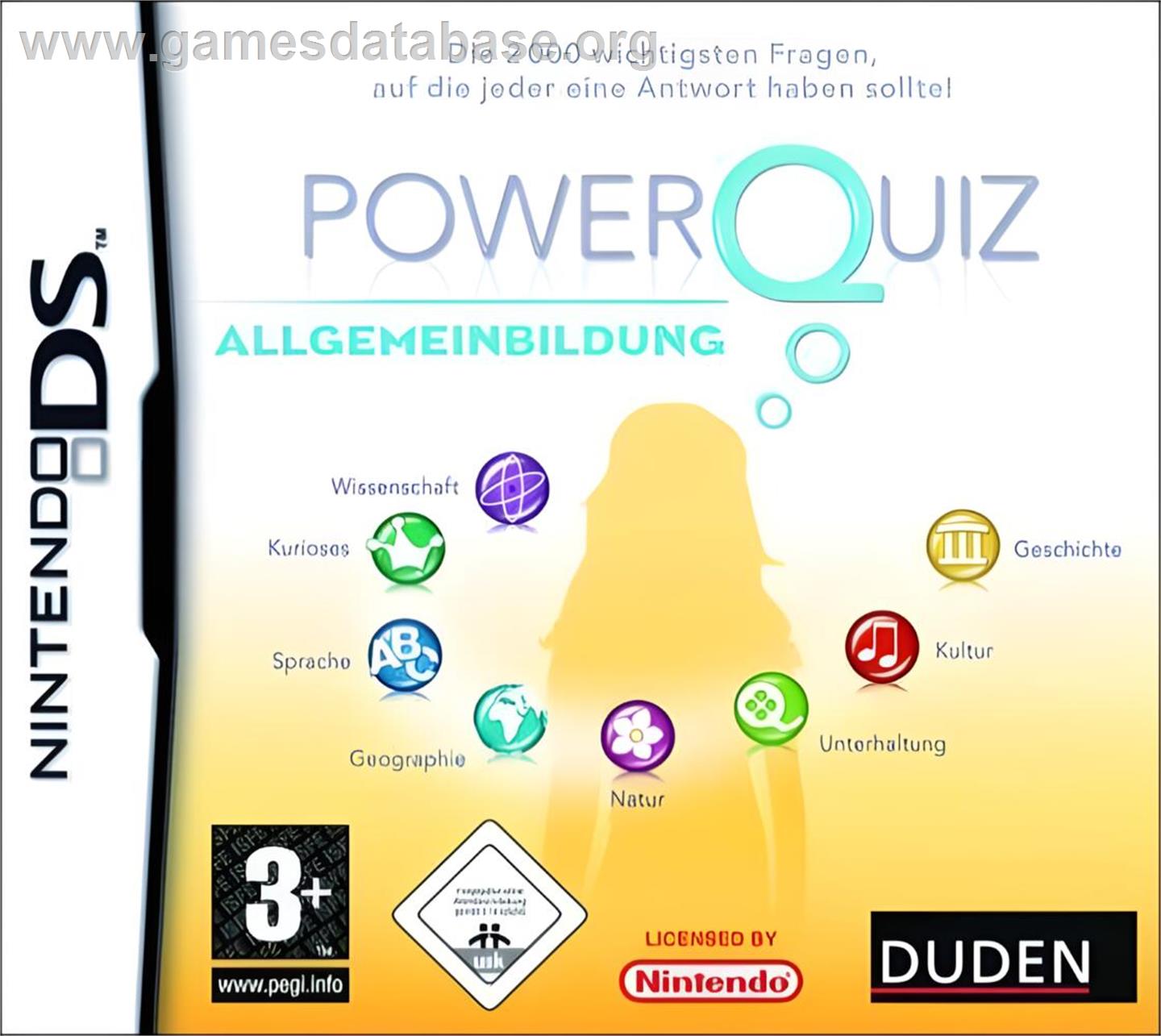 Power Quiz - Allgemeinbildung - Nintendo DS - Artwork - Box