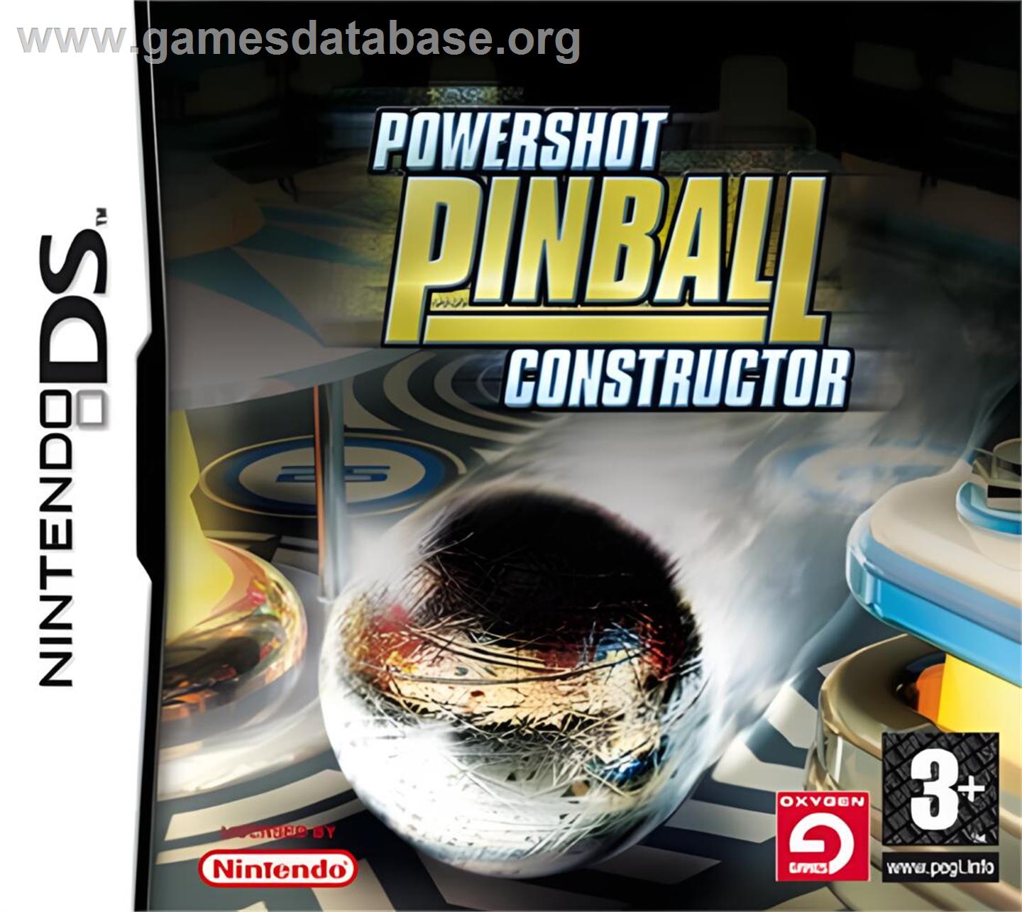 Powershot Pinball Constructor - Nintendo DS - Artwork - Box