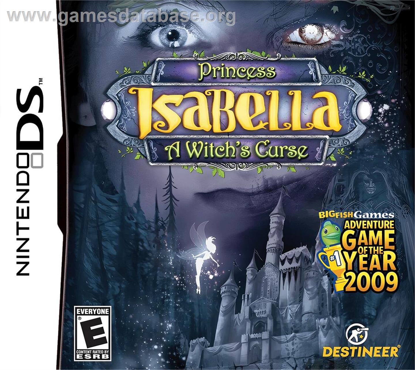 Princess Isabella - A Witch's Curse - Nintendo DS - Artwork - Box