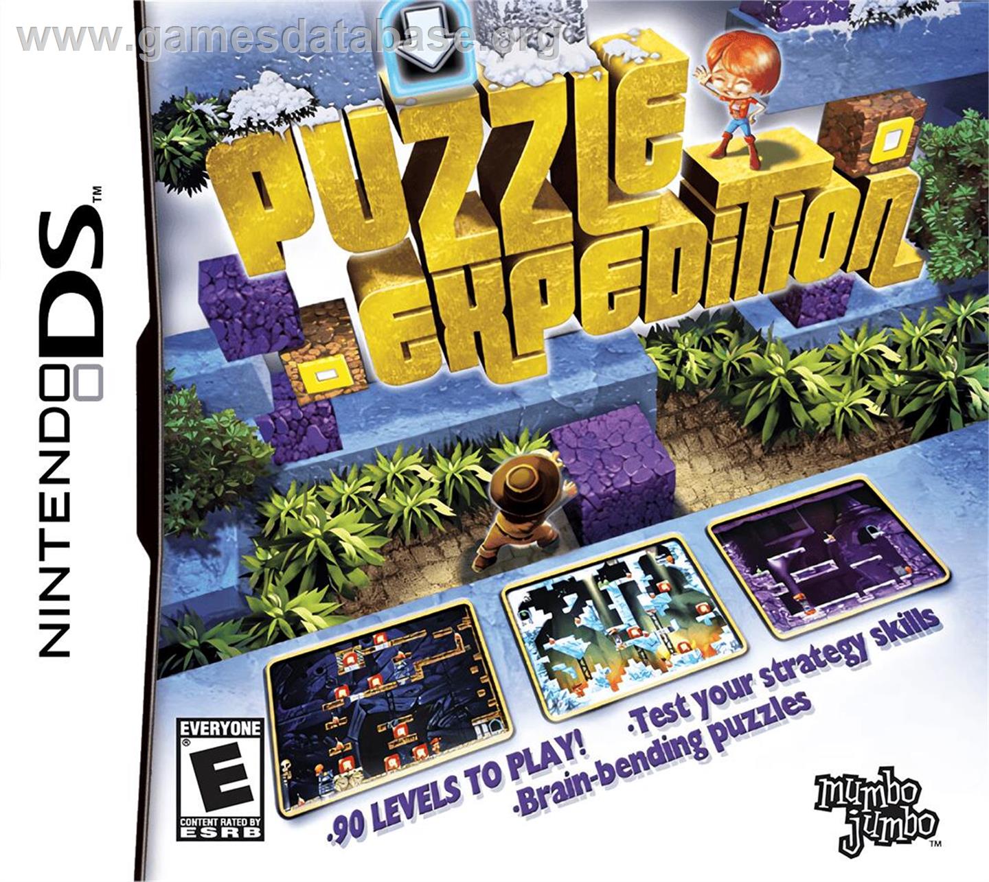 Puzzle Expedition - Nintendo DS - Artwork - Box